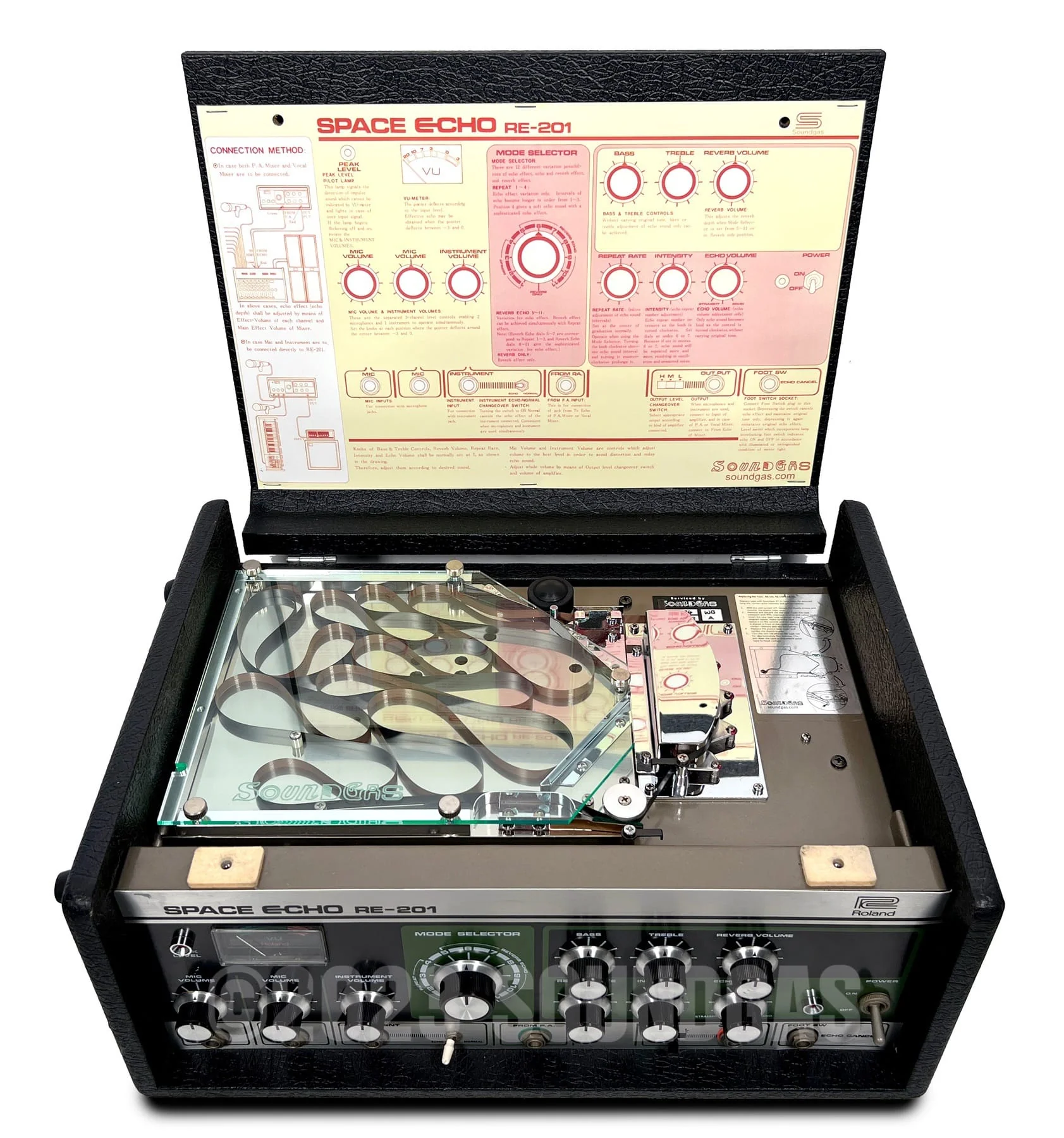 Roland RE-201 Space Echo, Early Preamp Mod - Image 7
