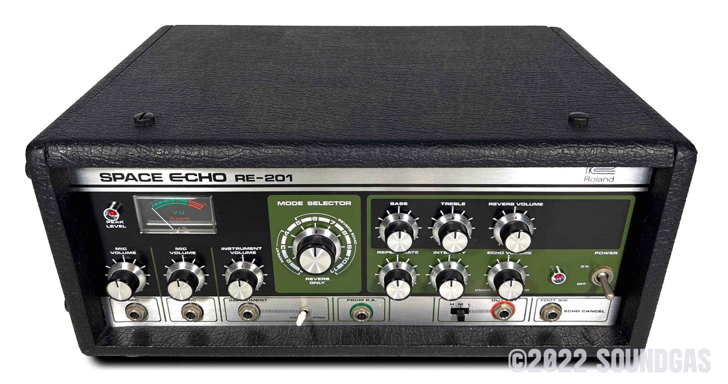 Roland RE-201 Space Echo, Early Preamp Mod - Near Mint - Image 9