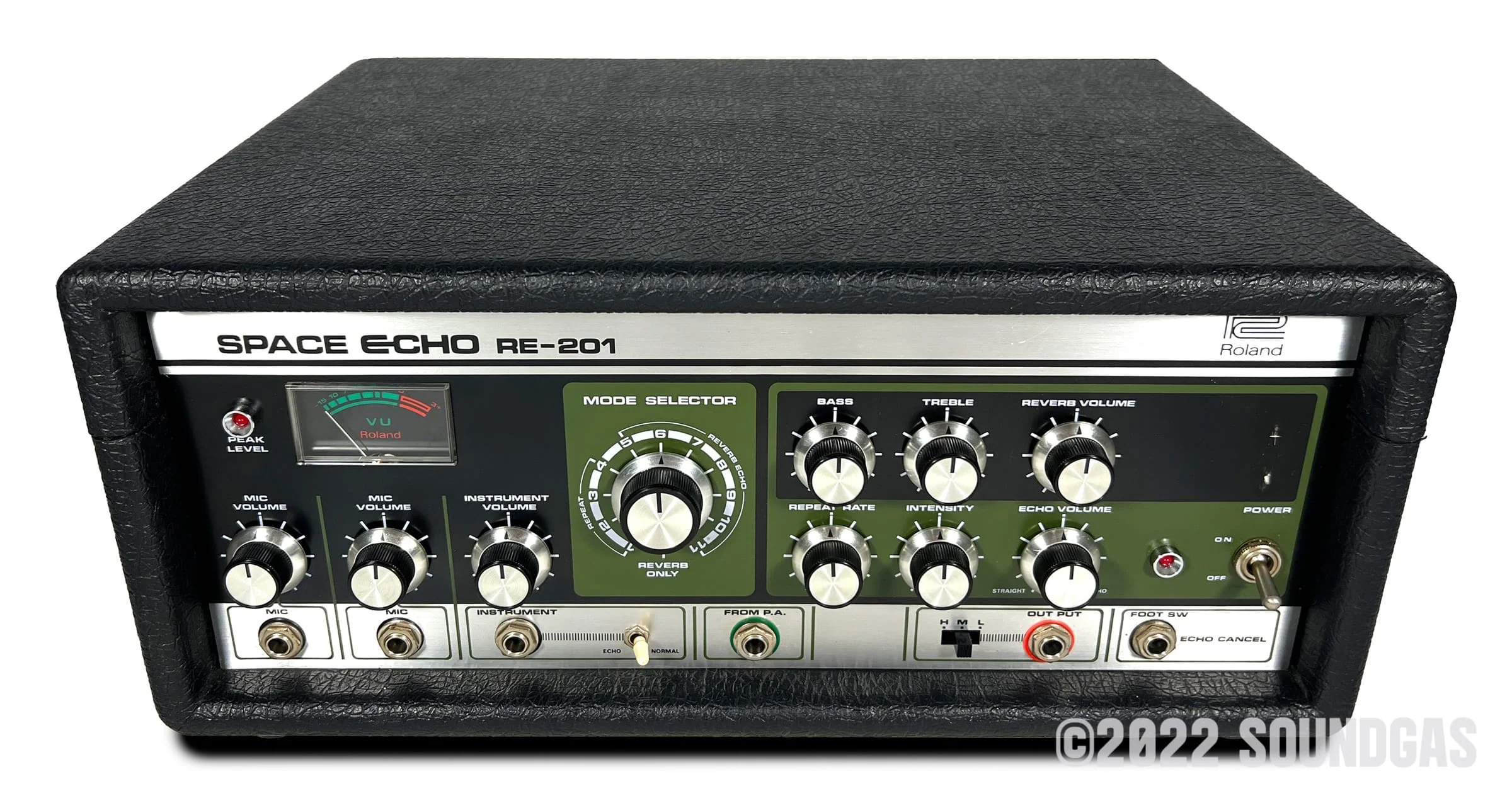 Roland RE-201 Space Echo, Early Preamp Mod, Zero Head Gain - Image 10