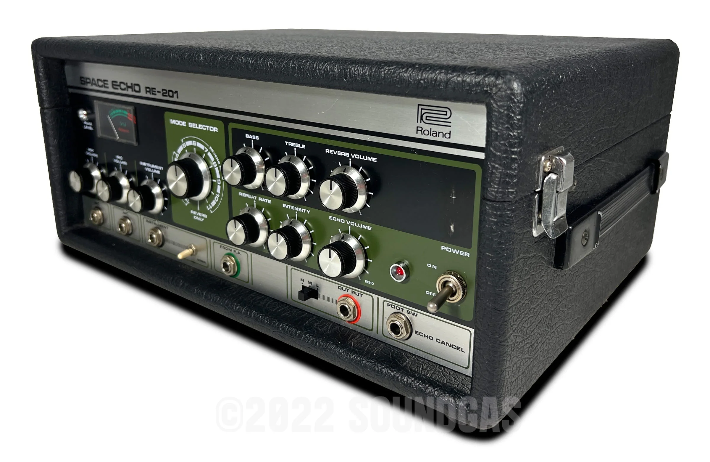Roland RE-201 Space Echo, Early Preamp Mod, Zero Head Gain - Image 3