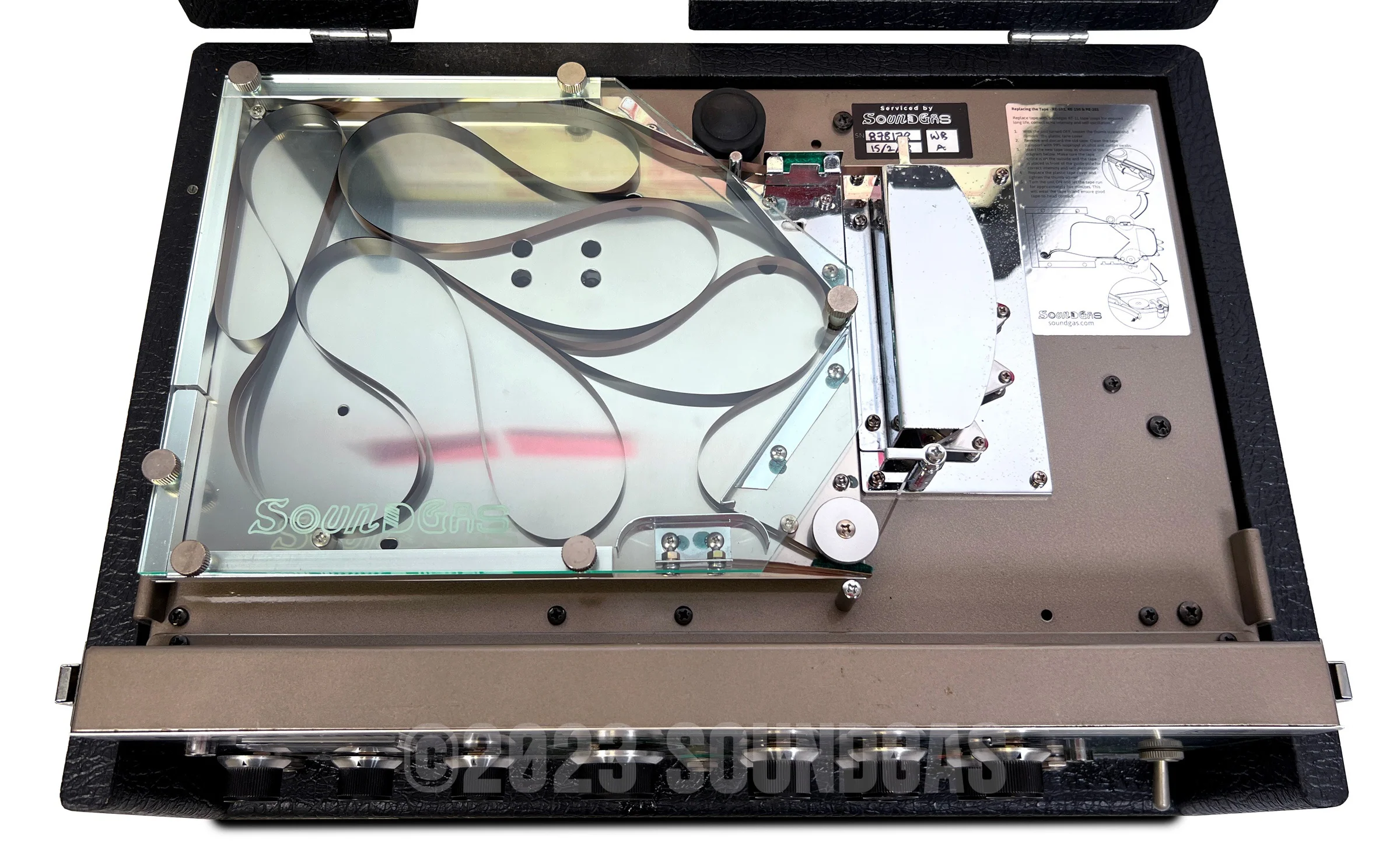 Roland RE-201 Space Echo, Early Preamp Mod, Zero Head Gain - Image 9
