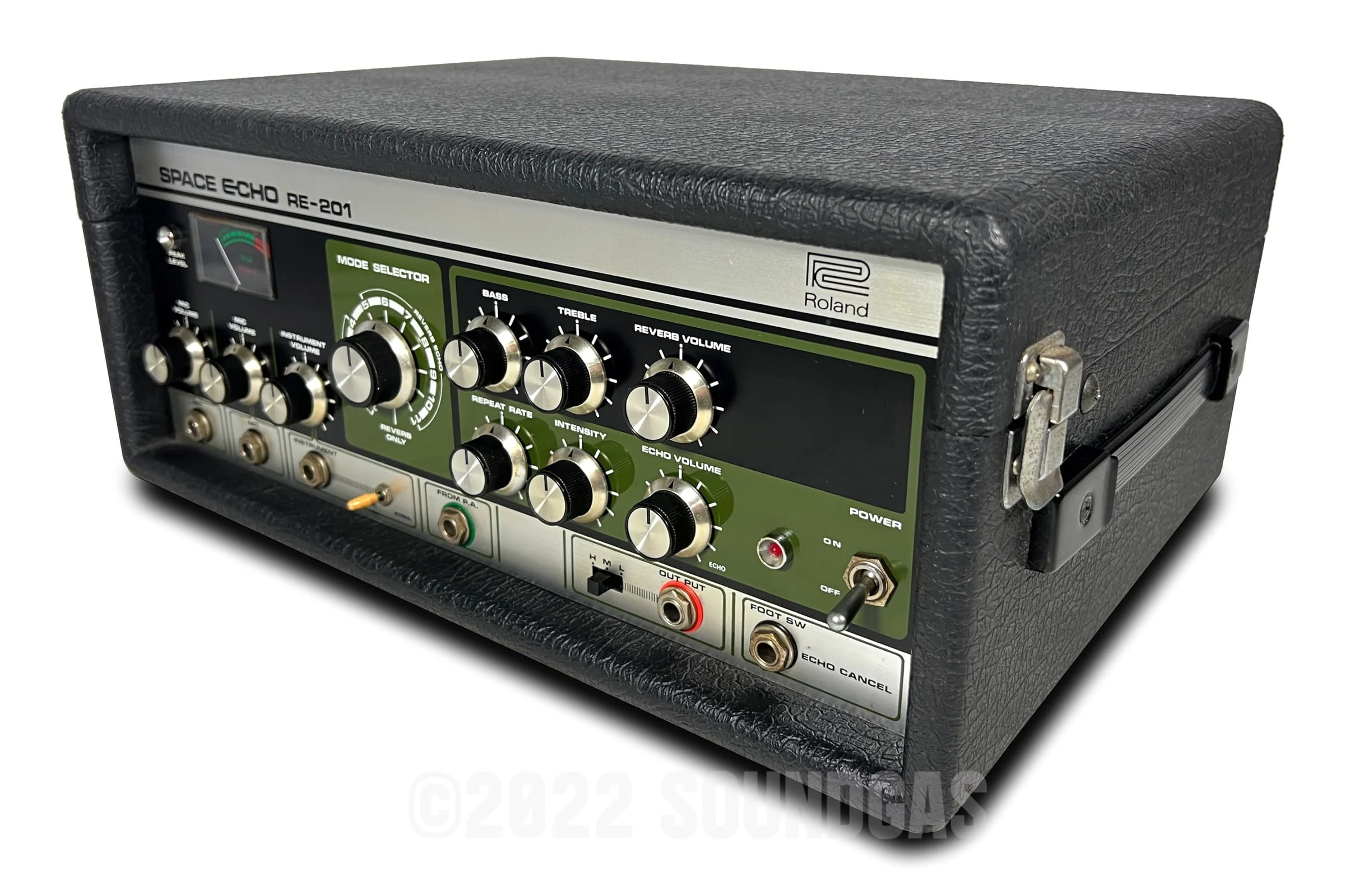 Roland RE-201 Space Echo, Early Preamp Mod, Zero Head Gain - Image 3