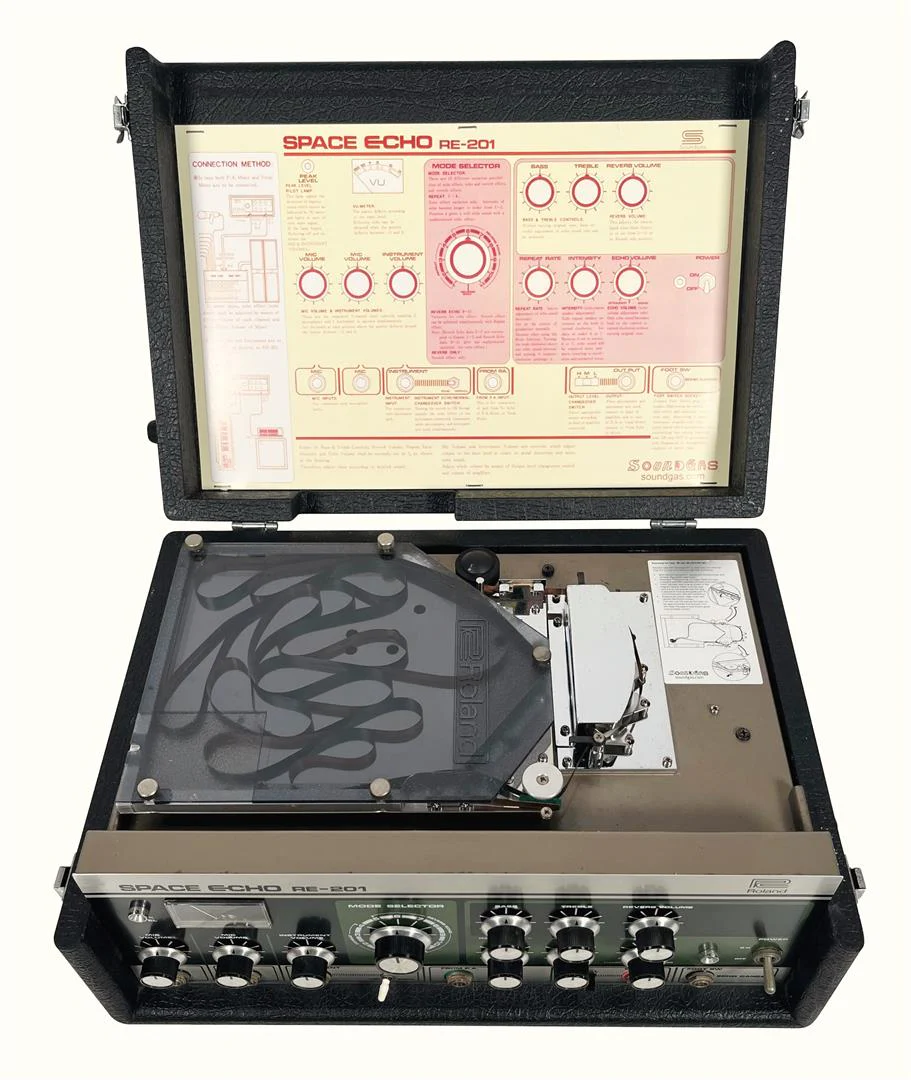 Roland RE-201 Space Echo, Early Preamp, Zero Head Gain - Image 2