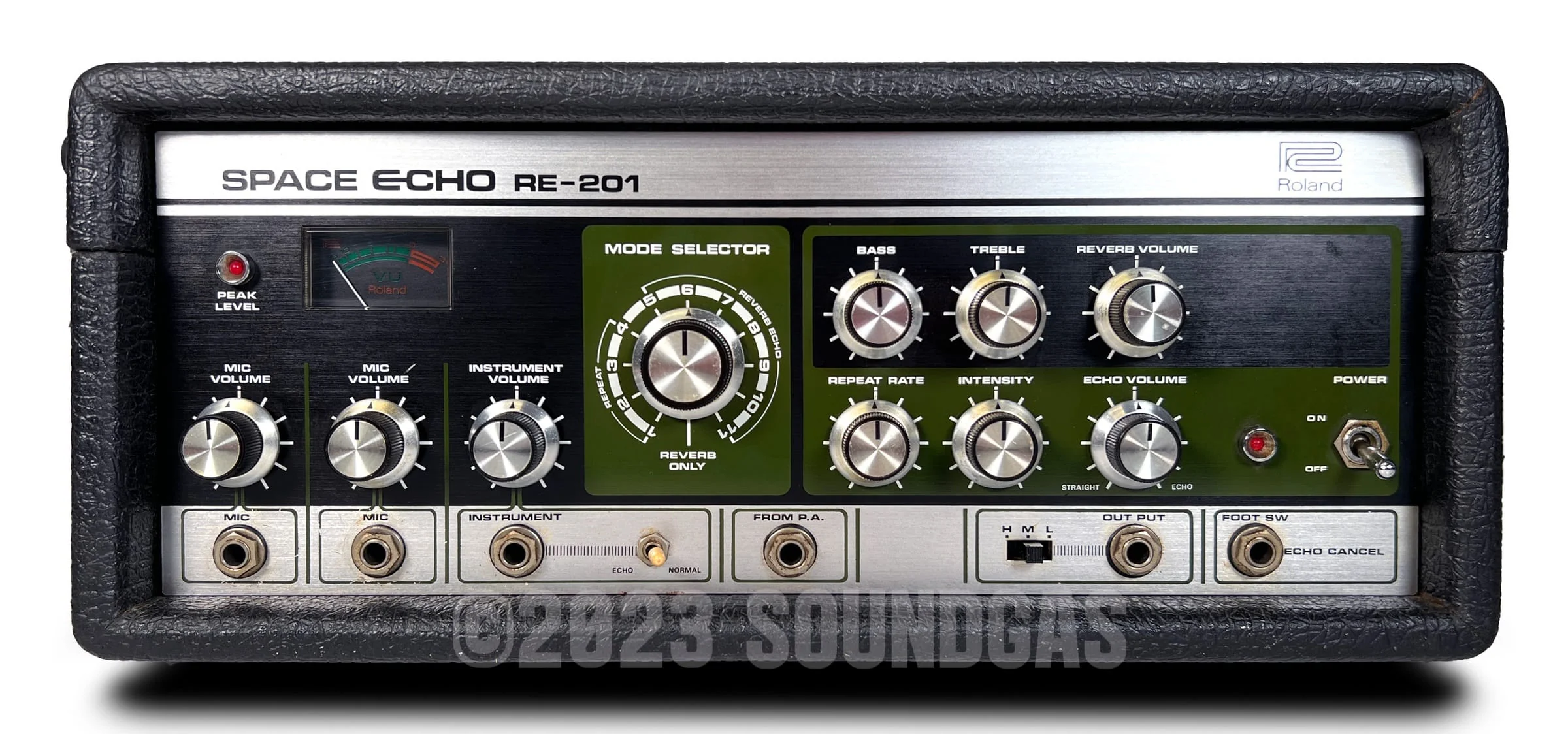 Roland RE-201 Space Echo, Early Preamps, Zero Head Gain - Image 2