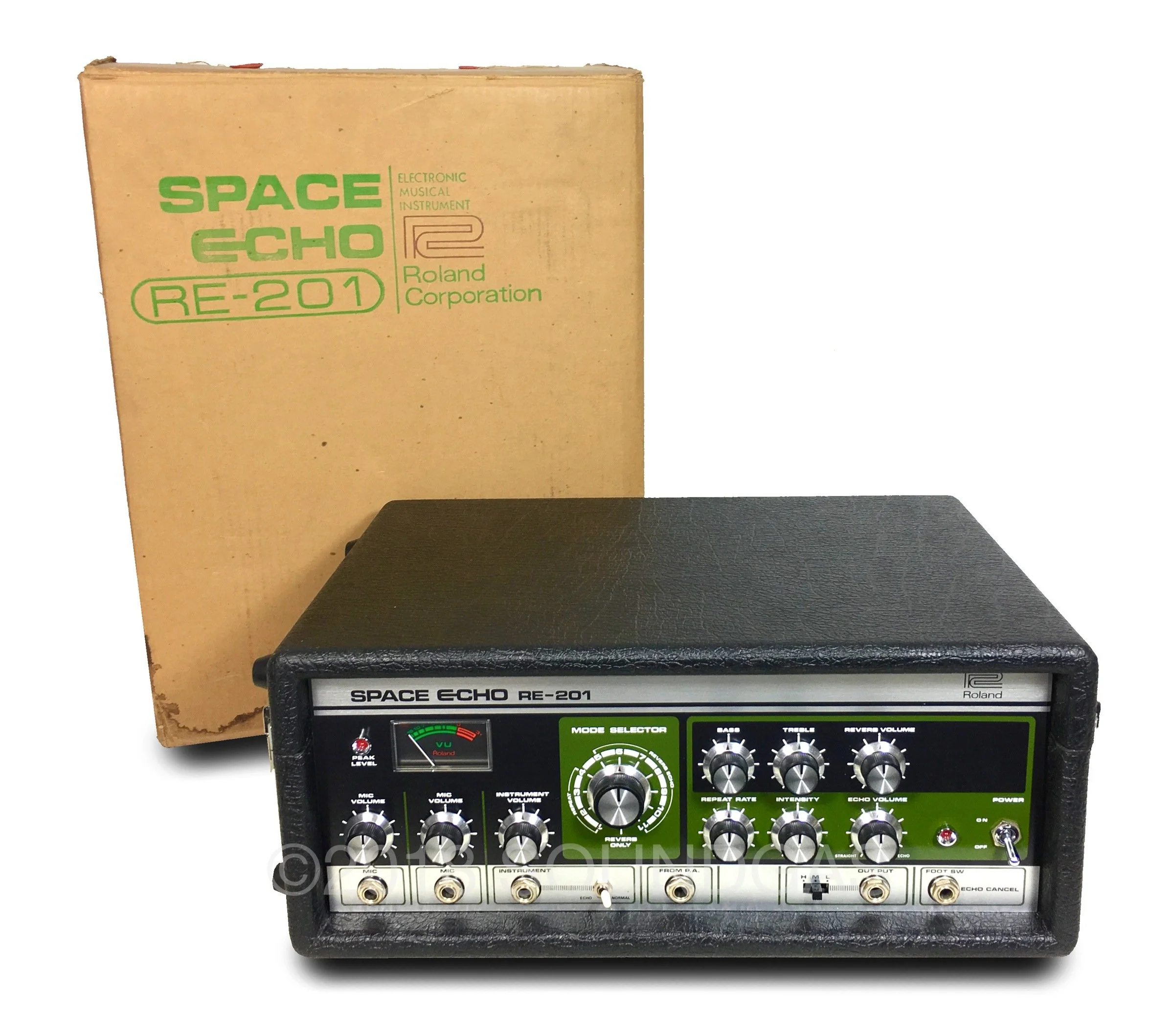 Roland RE-201 Space Echo - Mint, Boxed, Accessories - Image 10