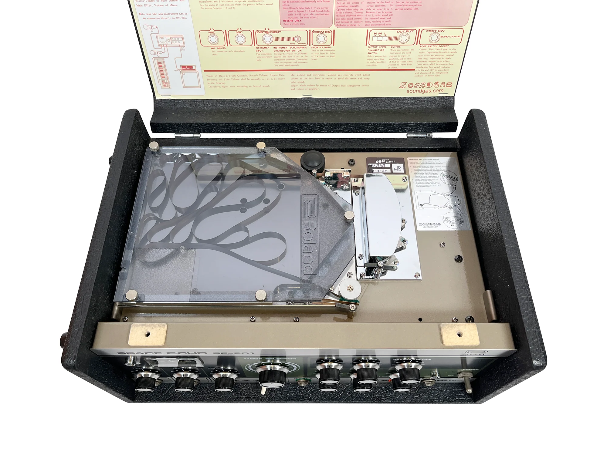 Roland RE-201 Space Echo Near Mint Zero Head Gain - Image 8