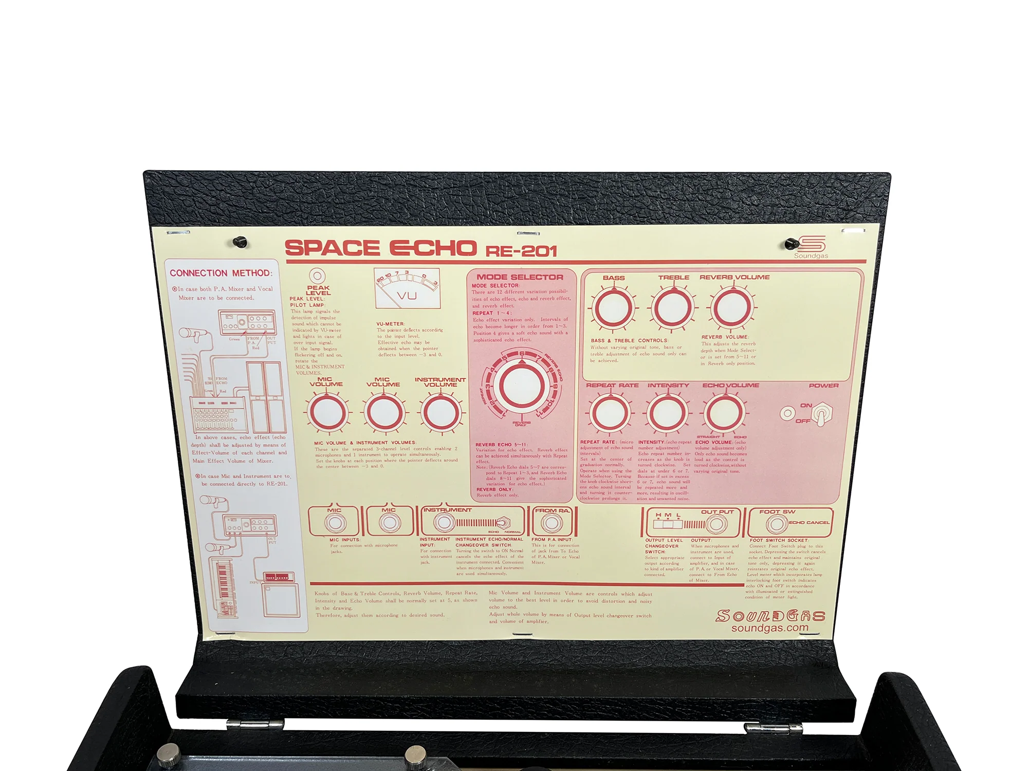 Roland RE-201 Space Echo Near Mint Zero Head Gain - Image 9