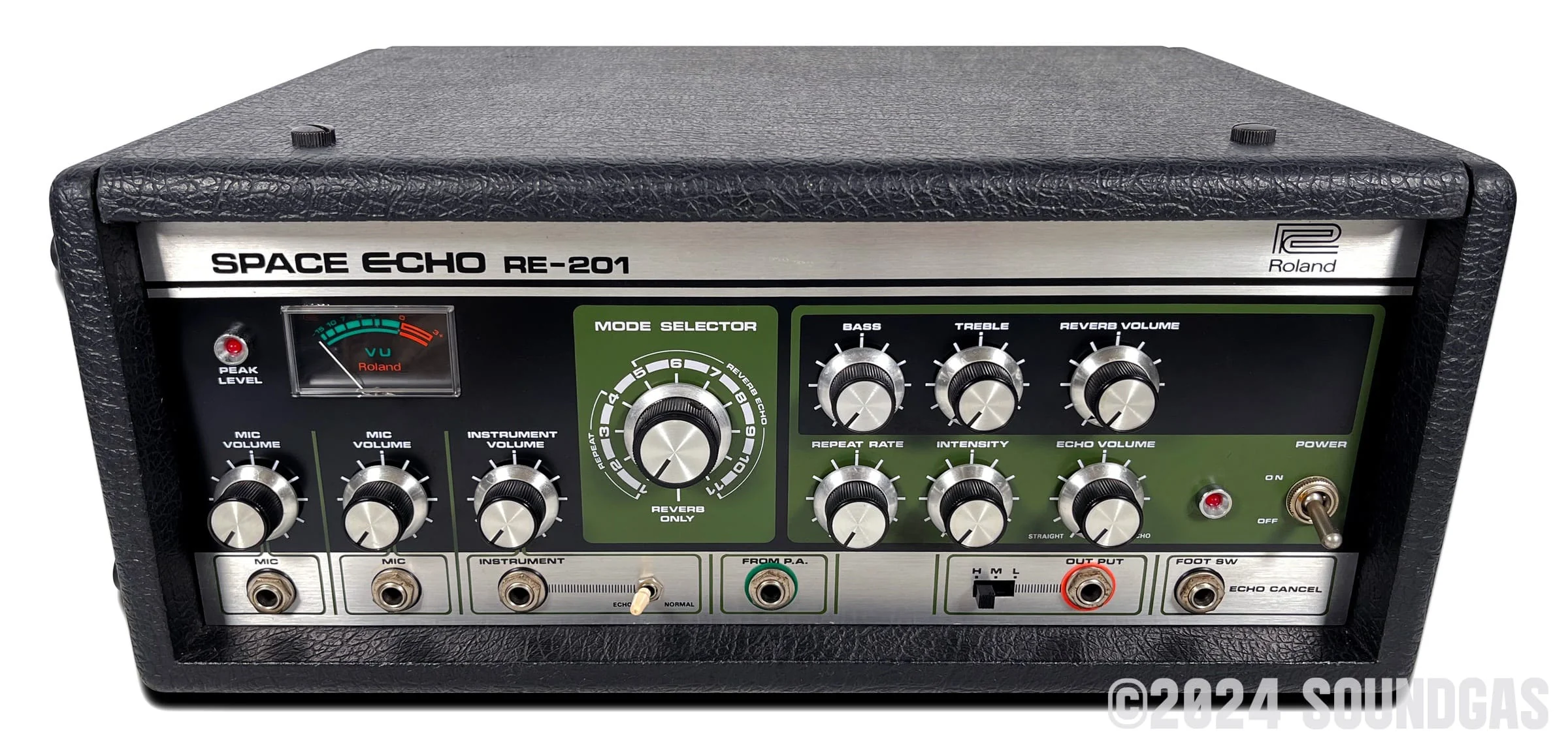 Roland RE-201 Space Echo - Early Preamp Mod, Zero Head Gain - Image 10