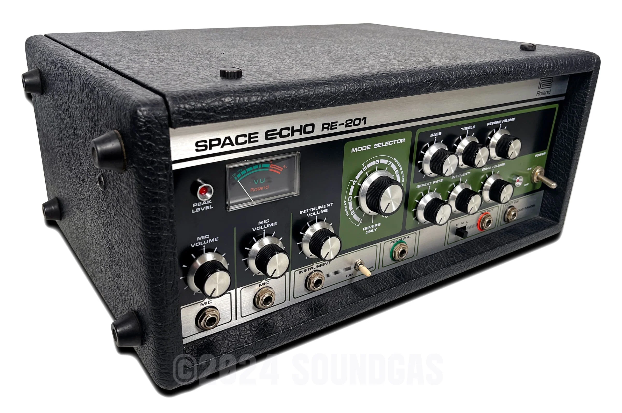 Roland RE-201 Space Echo - Early Preamp Mod, Zero Head Gain - Image 6