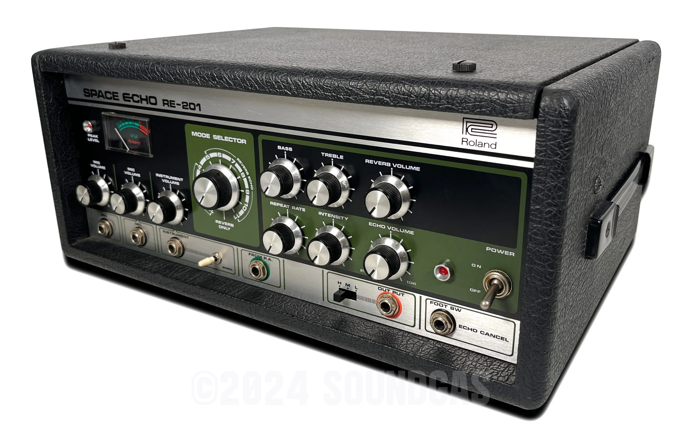 Roland RE-201 Space Echo - Early Preamp Mod, Zero Head Gain - Image 7