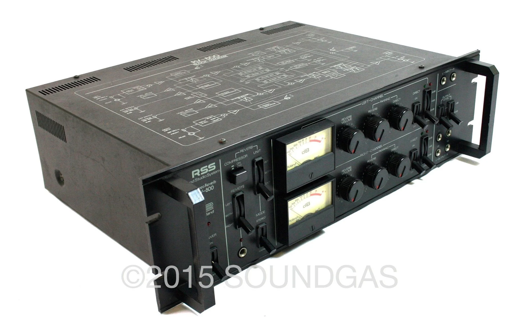 ROLAND RV-800 STEREO SPRING REVERB RSS - Image 2