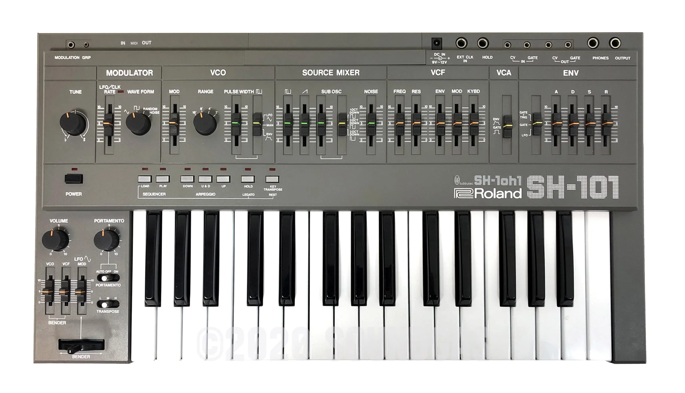 Roland SH-101 with MIDI - Image 2