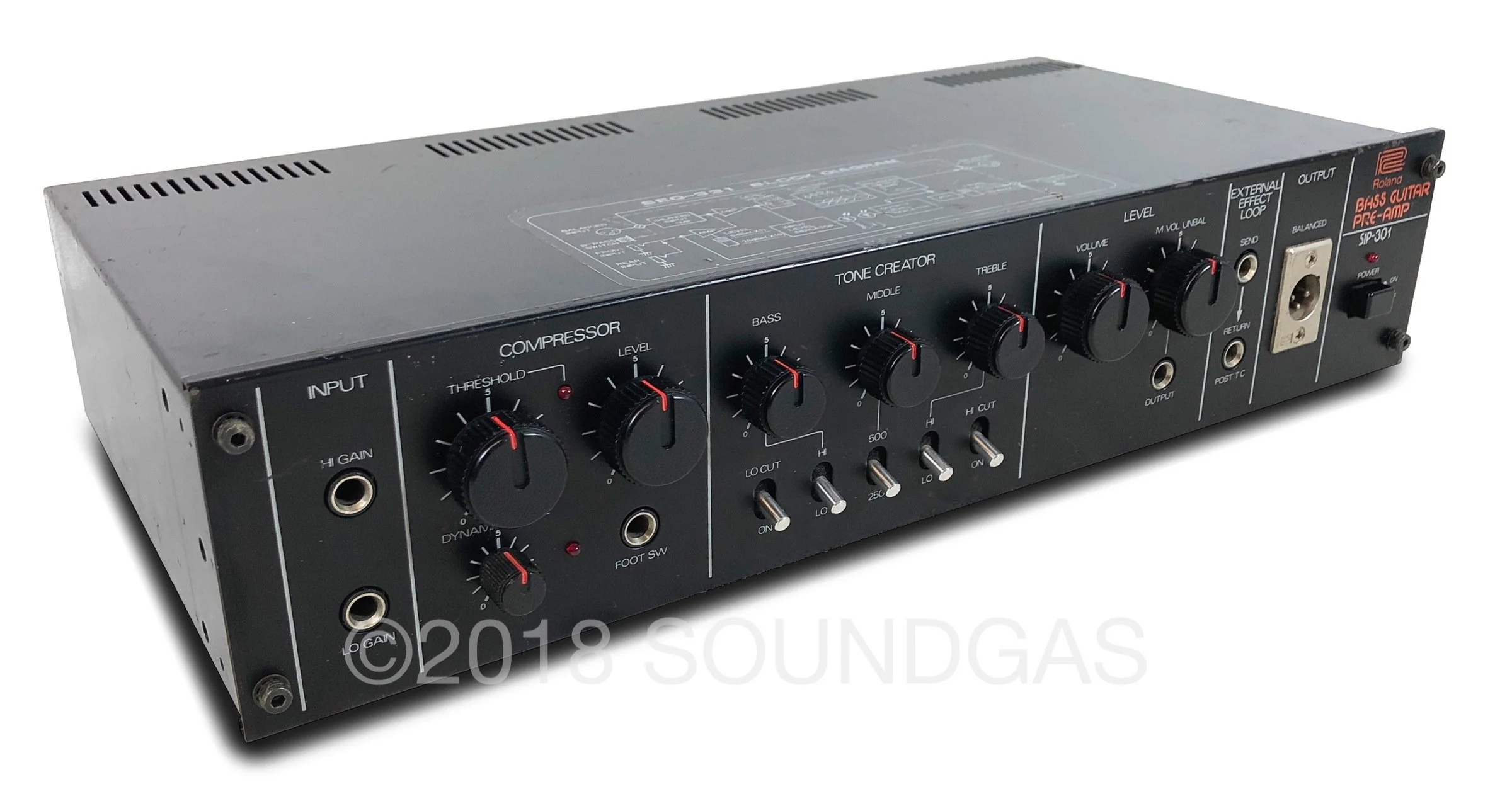 Roland SIP-301 Bass Guitar Pre-Amp - Image 4