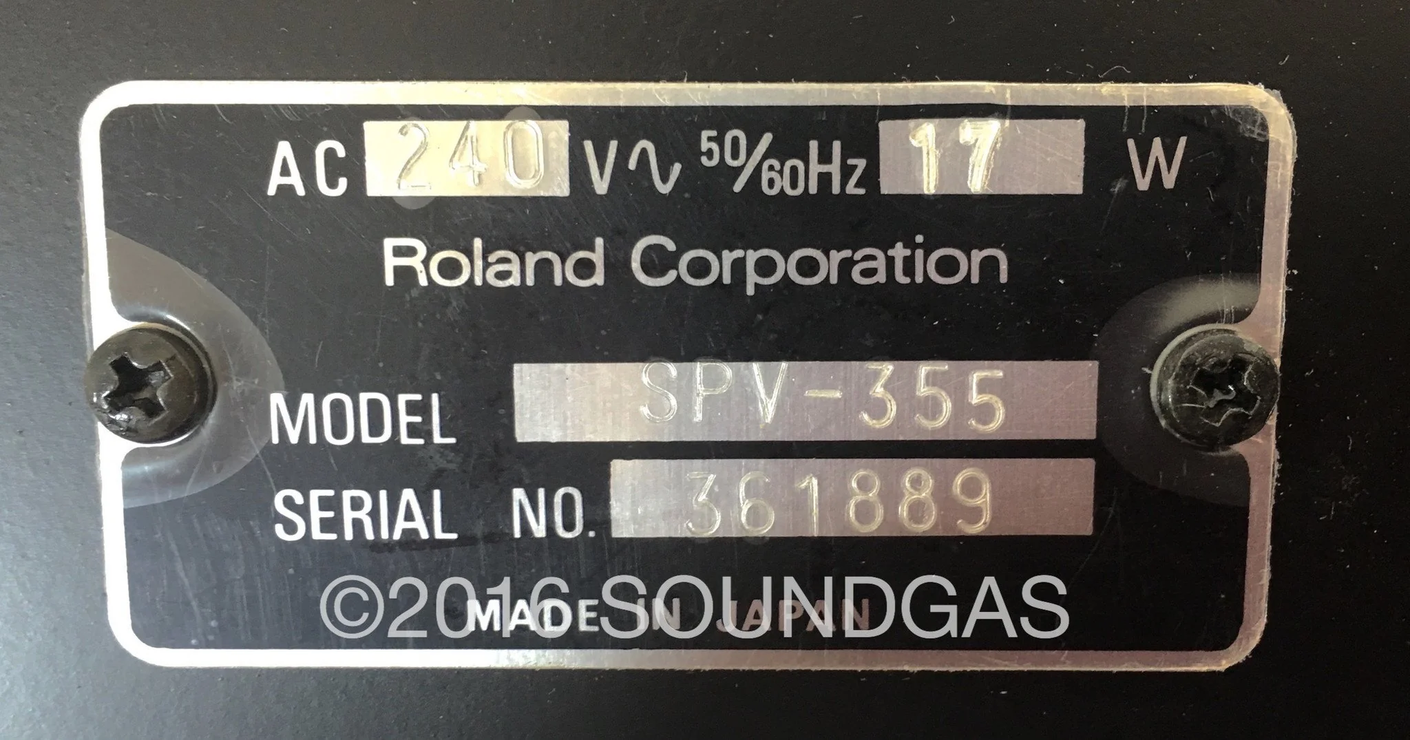 Roland SPV-355 P/V Synth - Boxed - Image 8