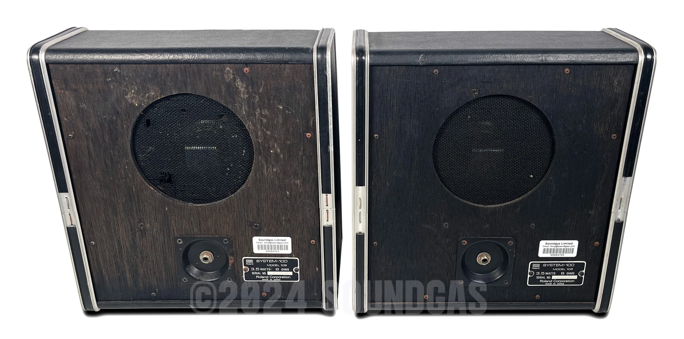 Roland System-100 Model 109 Speakers (Pair) - Image 3