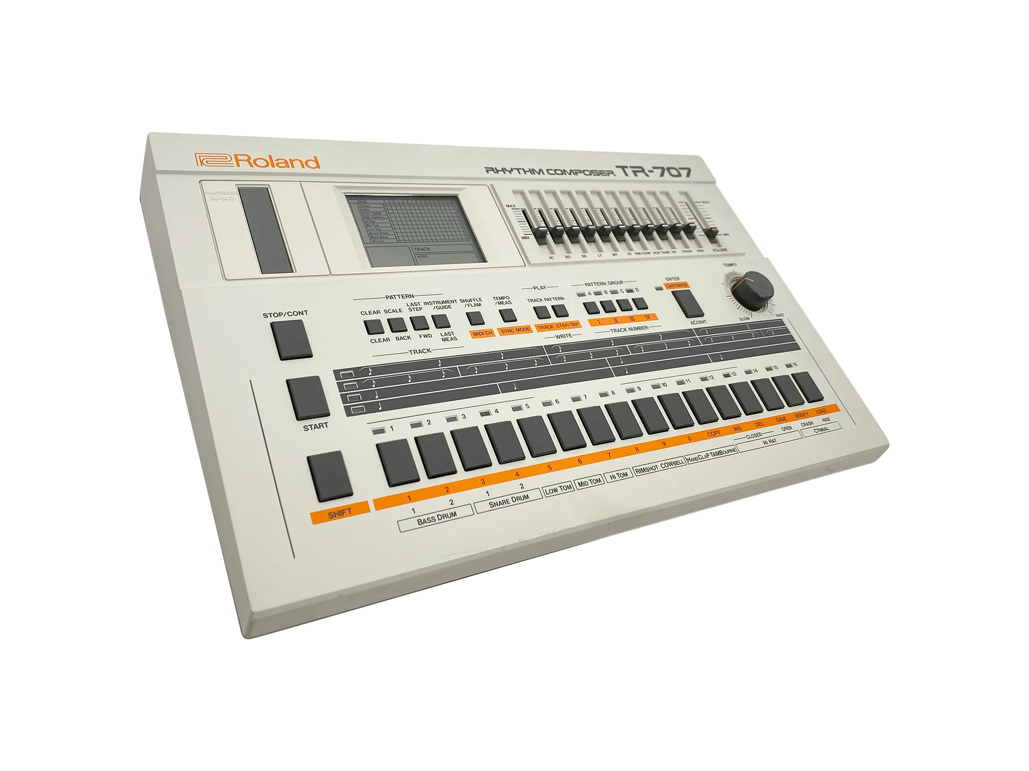 Roland TR-707 Expanded (727 808 909 + 4 Soundgas Banks) - Near Mint, Boxed - SN 563533 - Image 3