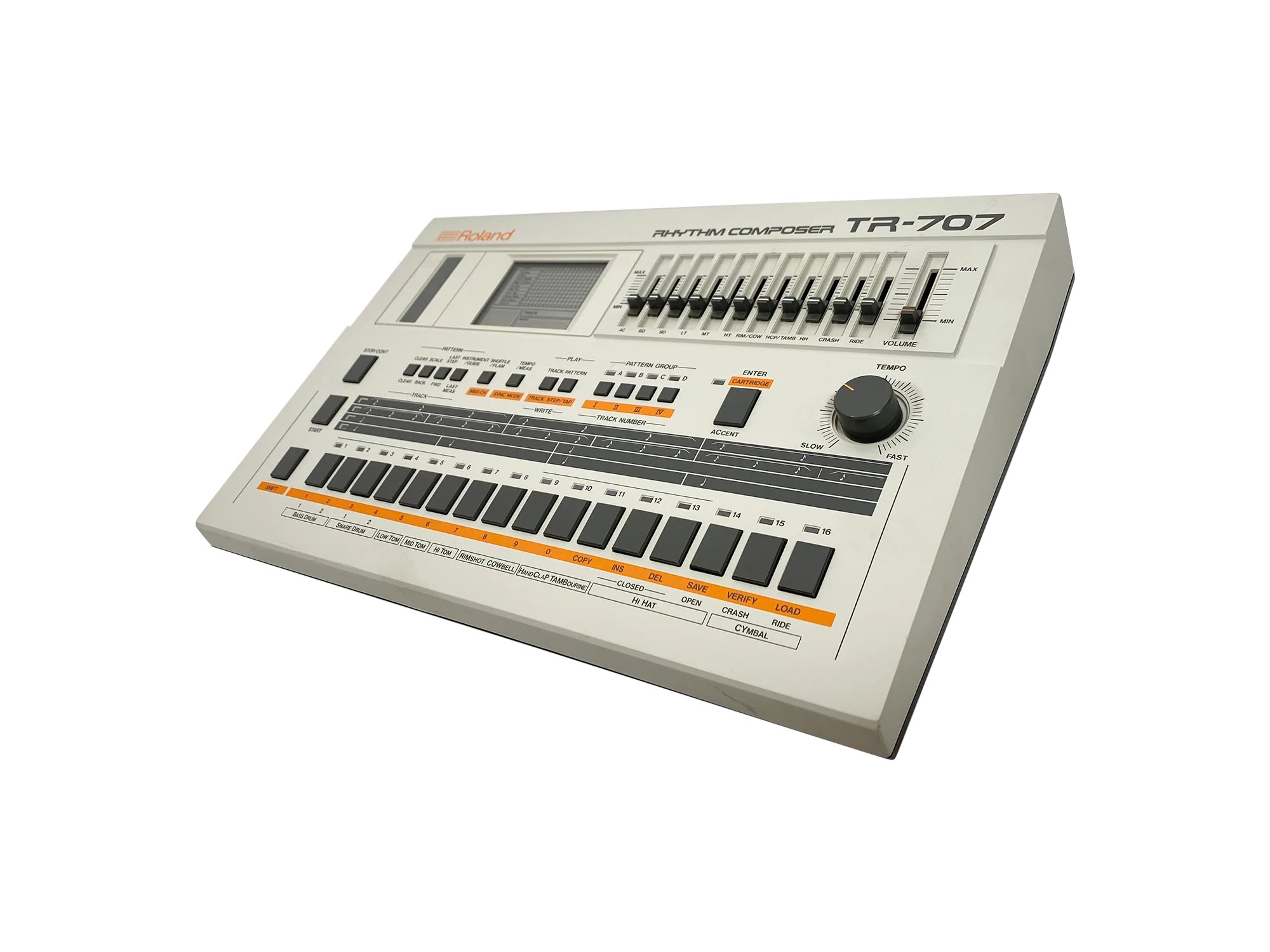 Roland TR-707 Expanded (727 808 909 + 4 Soundgas Banks) - Near Mint, Boxed - SN 563533 - Image 4