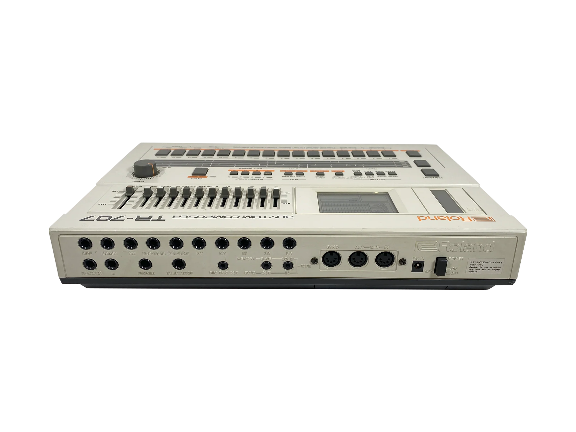 Roland TR-707 Expanded (727 808 909 + 4 Soundgas Banks) - Near Mint, Boxed - SN 563533 - Image 5