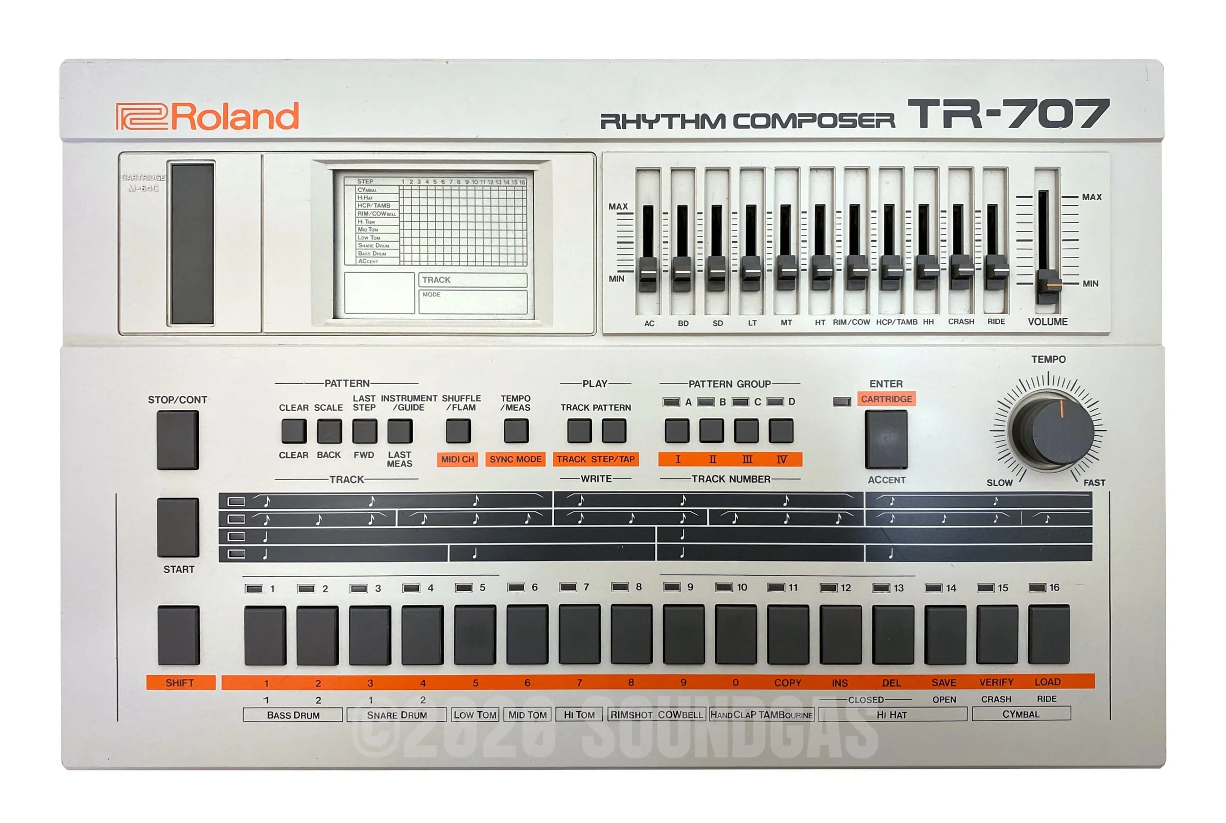 Roland TR-707 Expanded (727 808 909 Linn LM1 DMX) - Image 2