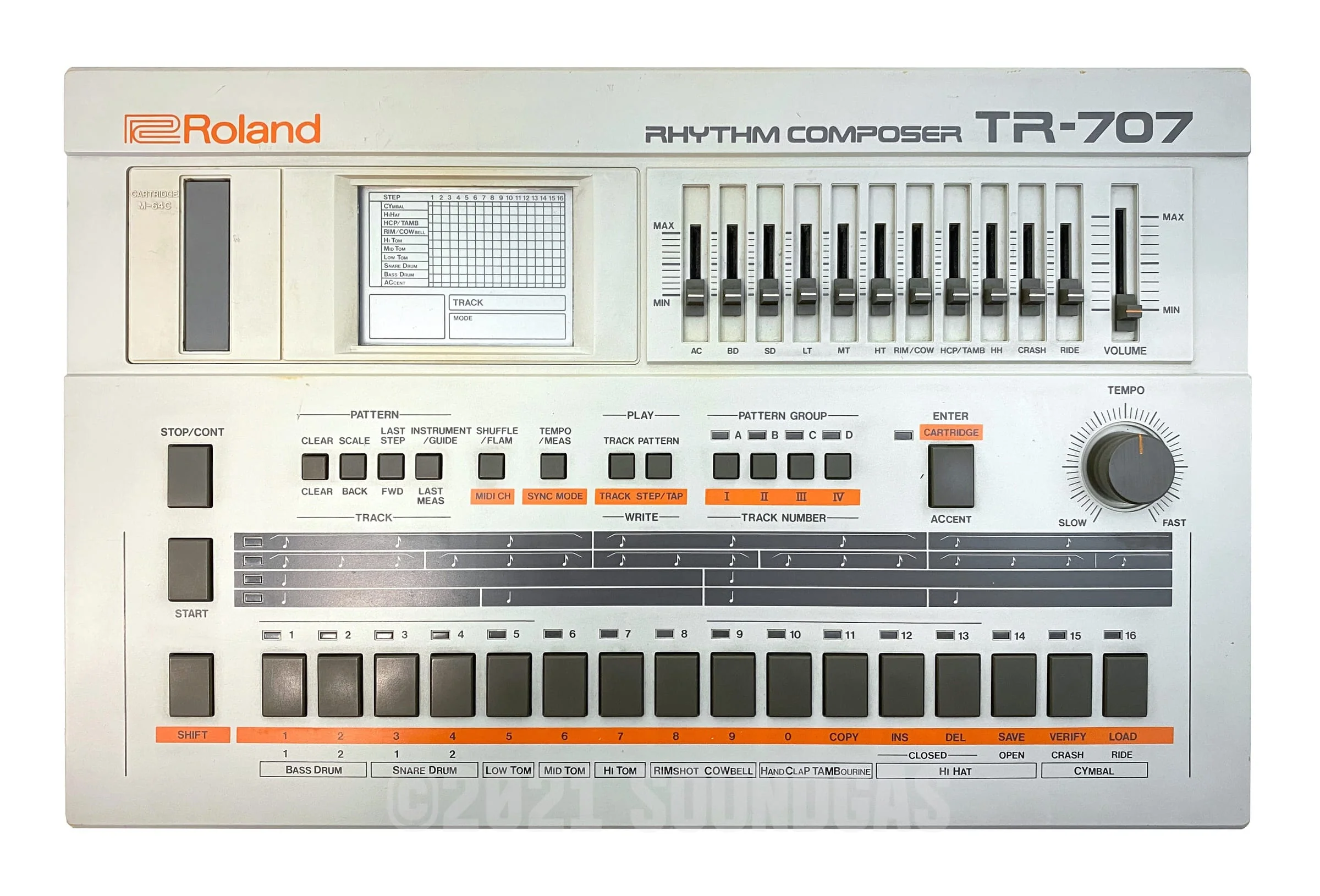 Roland TR-707 Expanded (727 808 909 Linn LM1 DMX) - Image 2