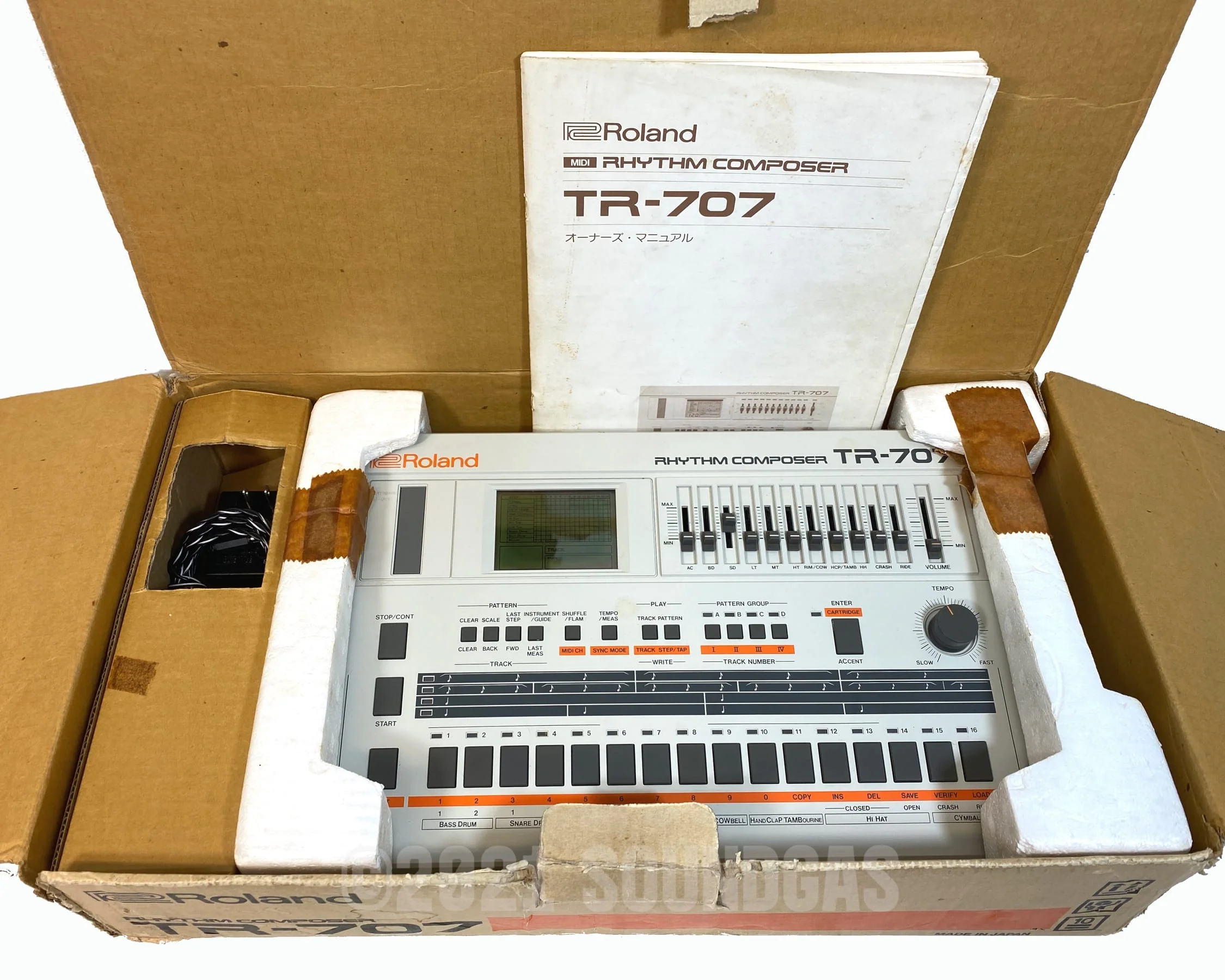 Roland TR-707 Expanded (727 808 909 Linn LM1 DMX) - Boxed - Image 2