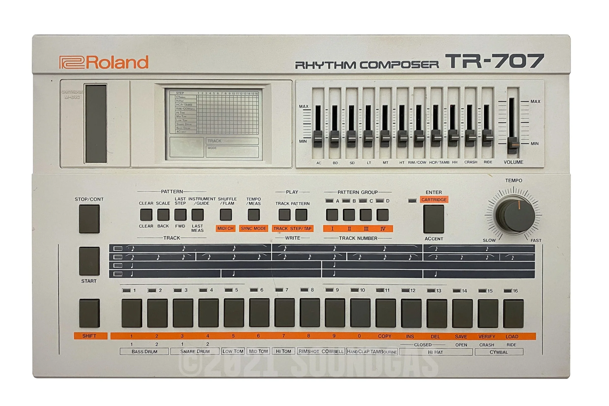 Roland TR-707 Expanded (727 808 909 Linn LM1 DMX) - Image 2