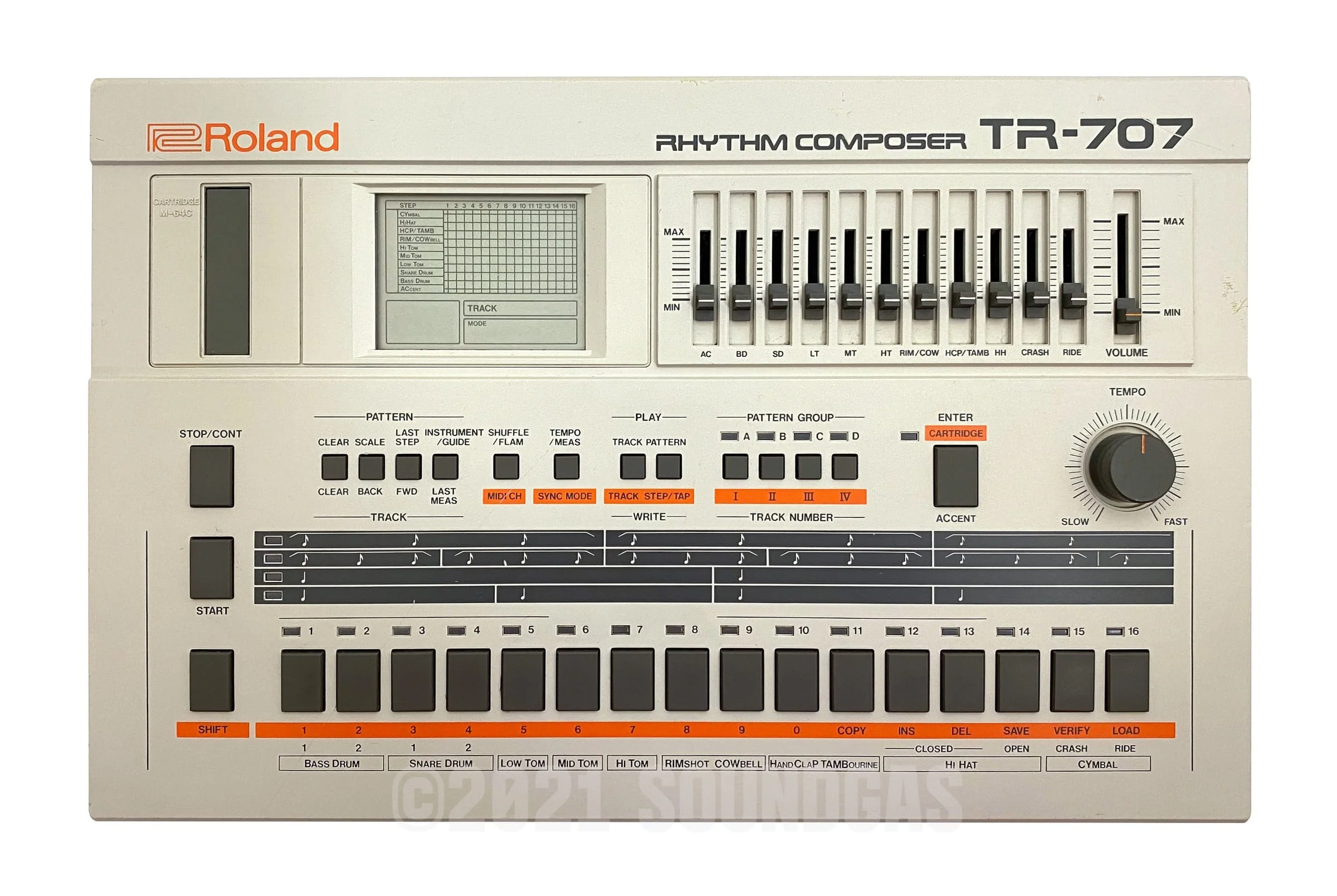 Roland TR-707 Expanded (727 808 909 Linn LM1 DMX) - Image 2