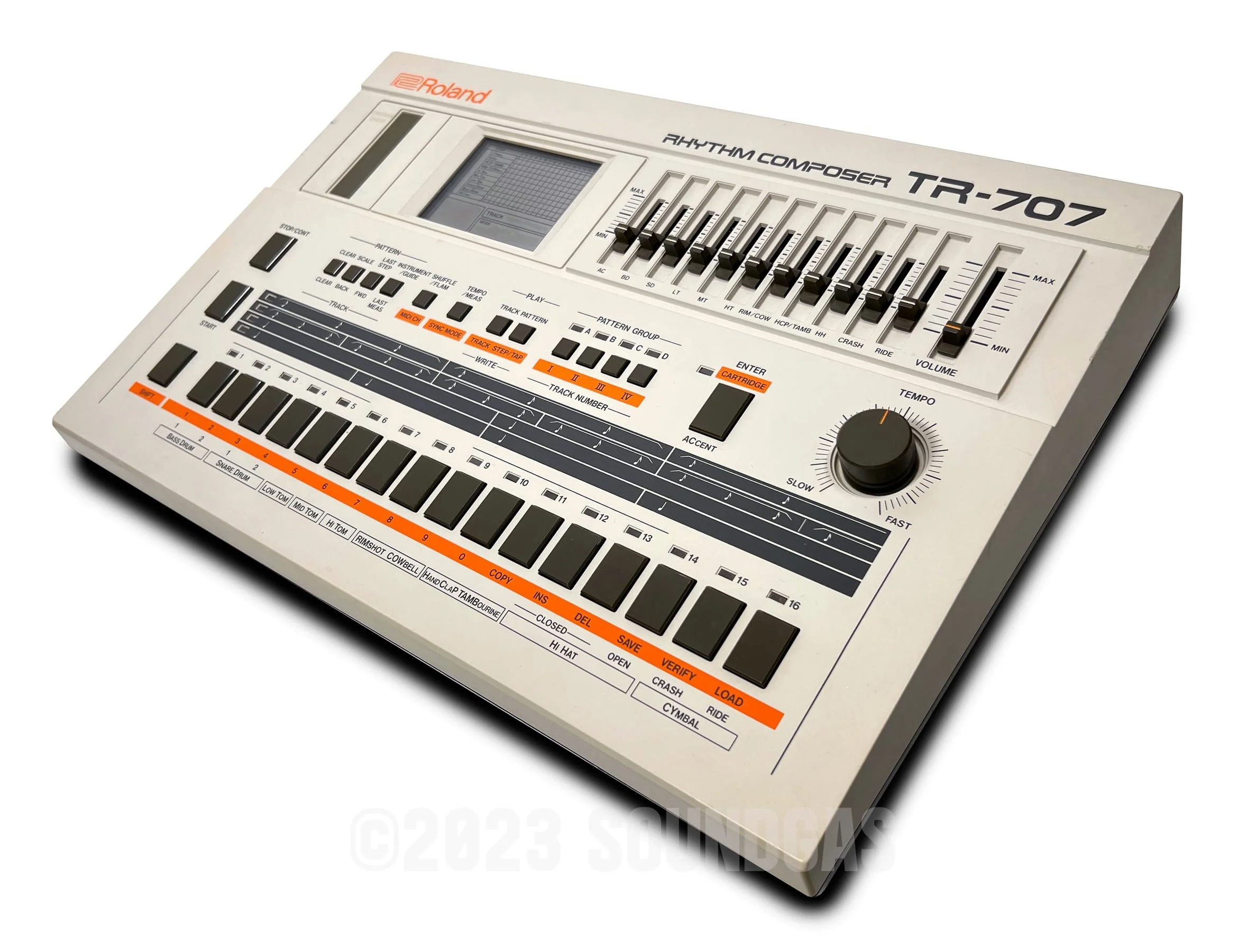 Roland TR-707 Expanded (727 808 909 plus 4 Soundgas Banks) - Image 3