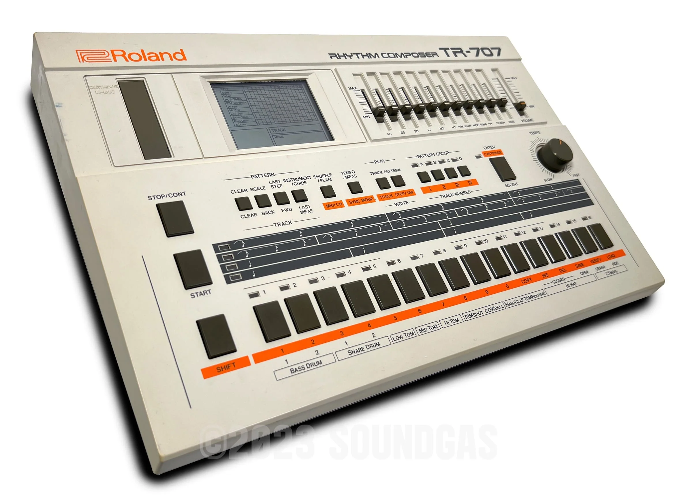 Roland TR-707 Expanded (727 808 909 plus 4 Soundgas Banks) - Image 4