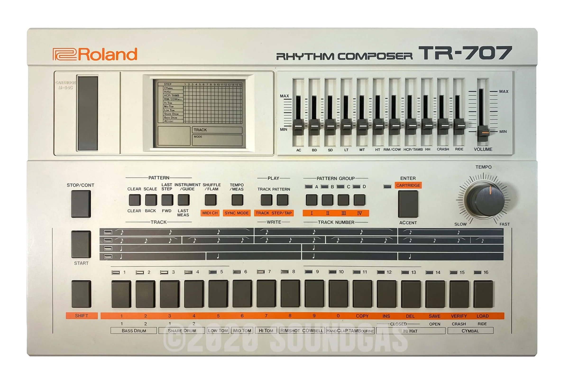 Roland TR-707 Rhythm Composer - Image 2