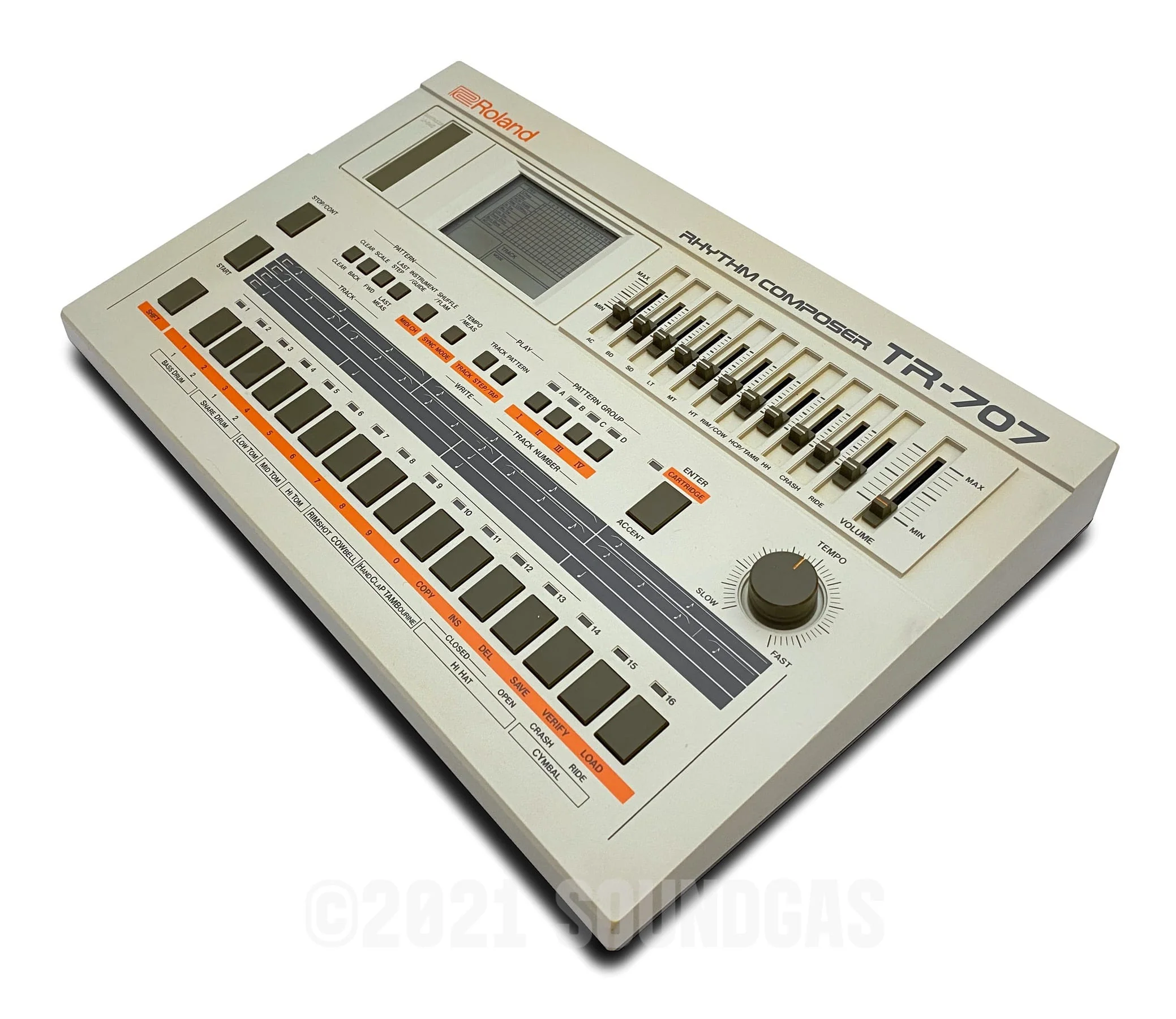 Roland TR-707 Expanded (727 808 909 plus 4 Soundgas Banks) - Image 3