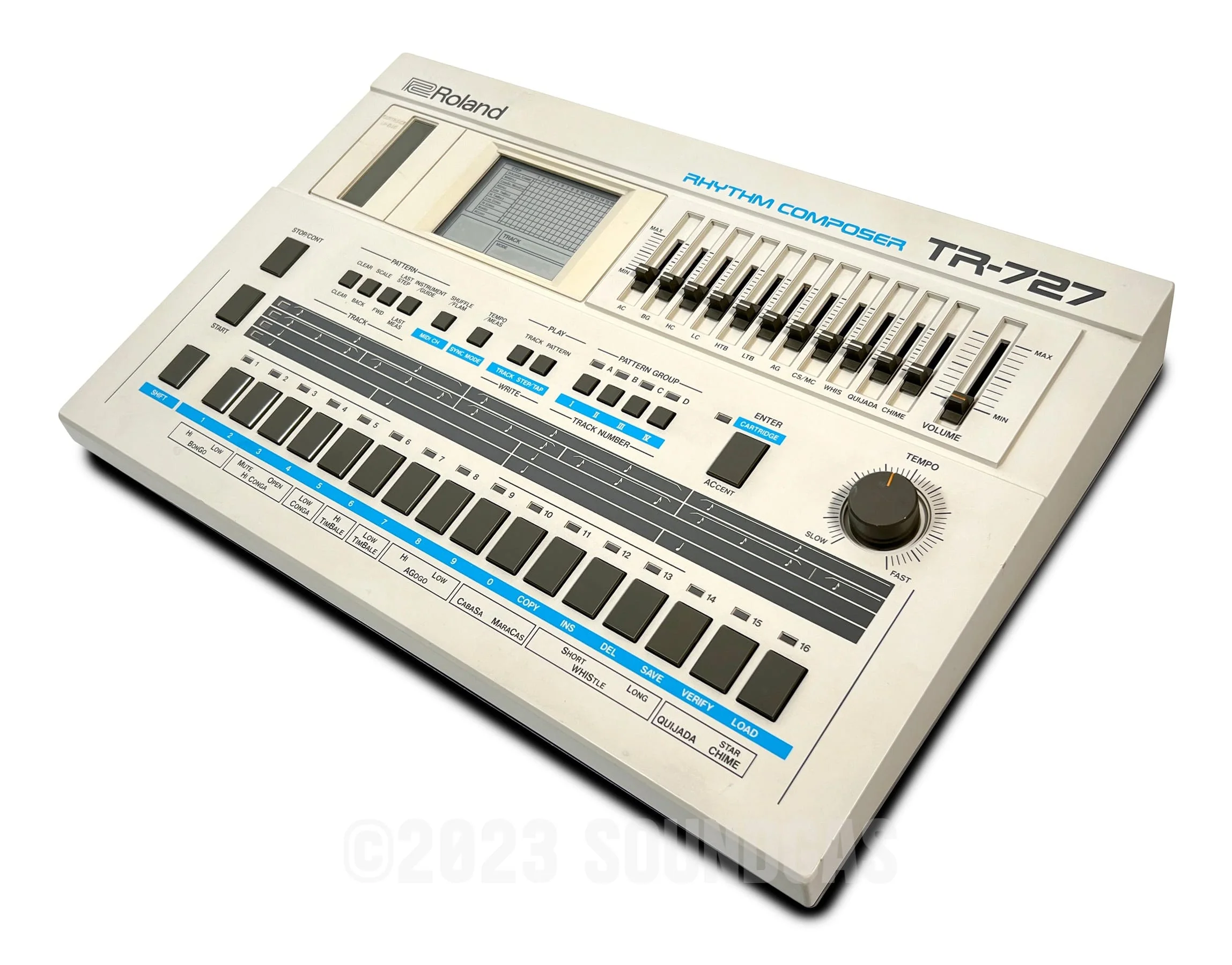 Roland TR-727 Expanded (707 808 909 plus 4 Soundgas Banks) - Image 3