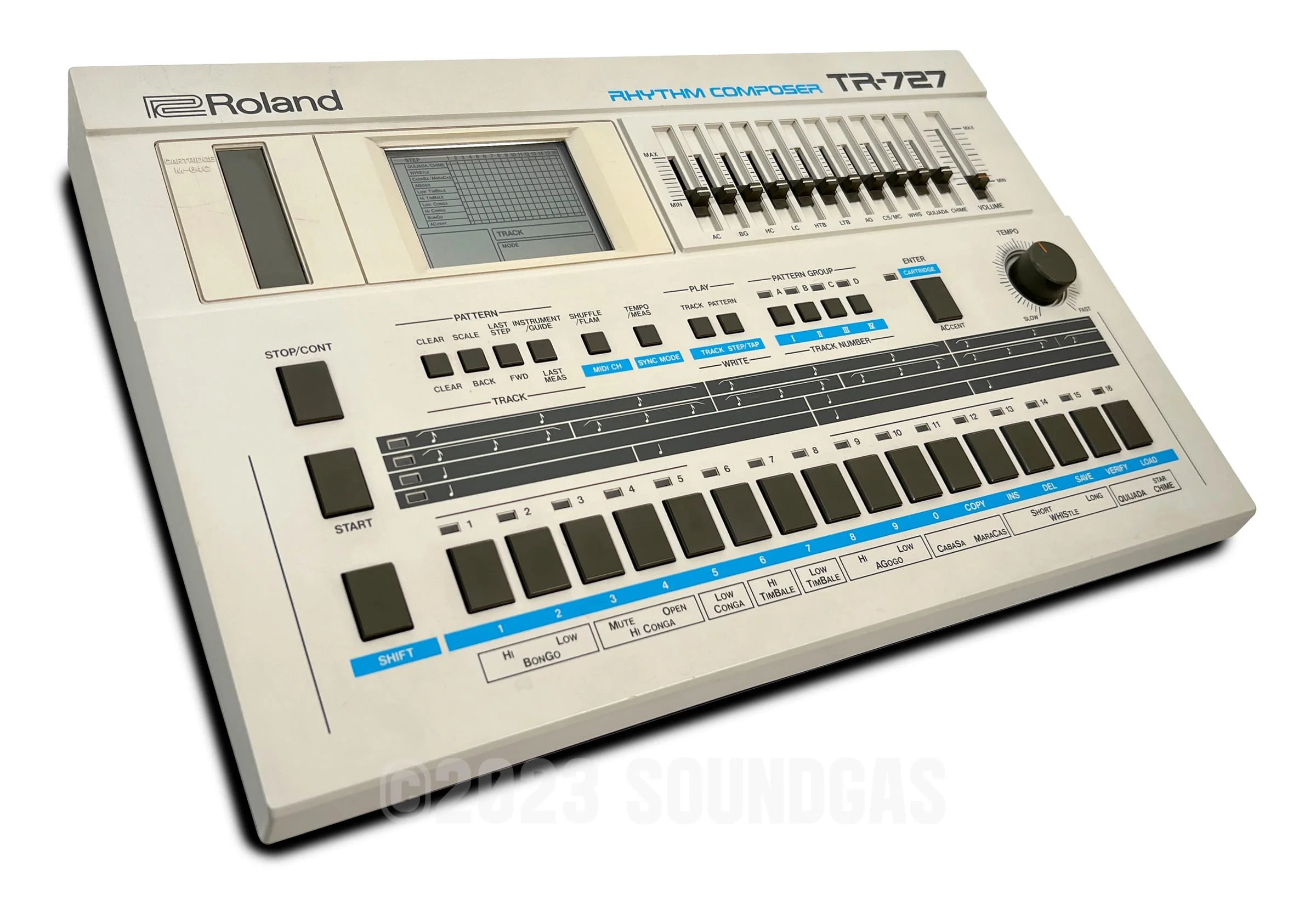 Roland TR-727 Expanded (707 808 909 plus 4 Soundgas Banks) - Image 4