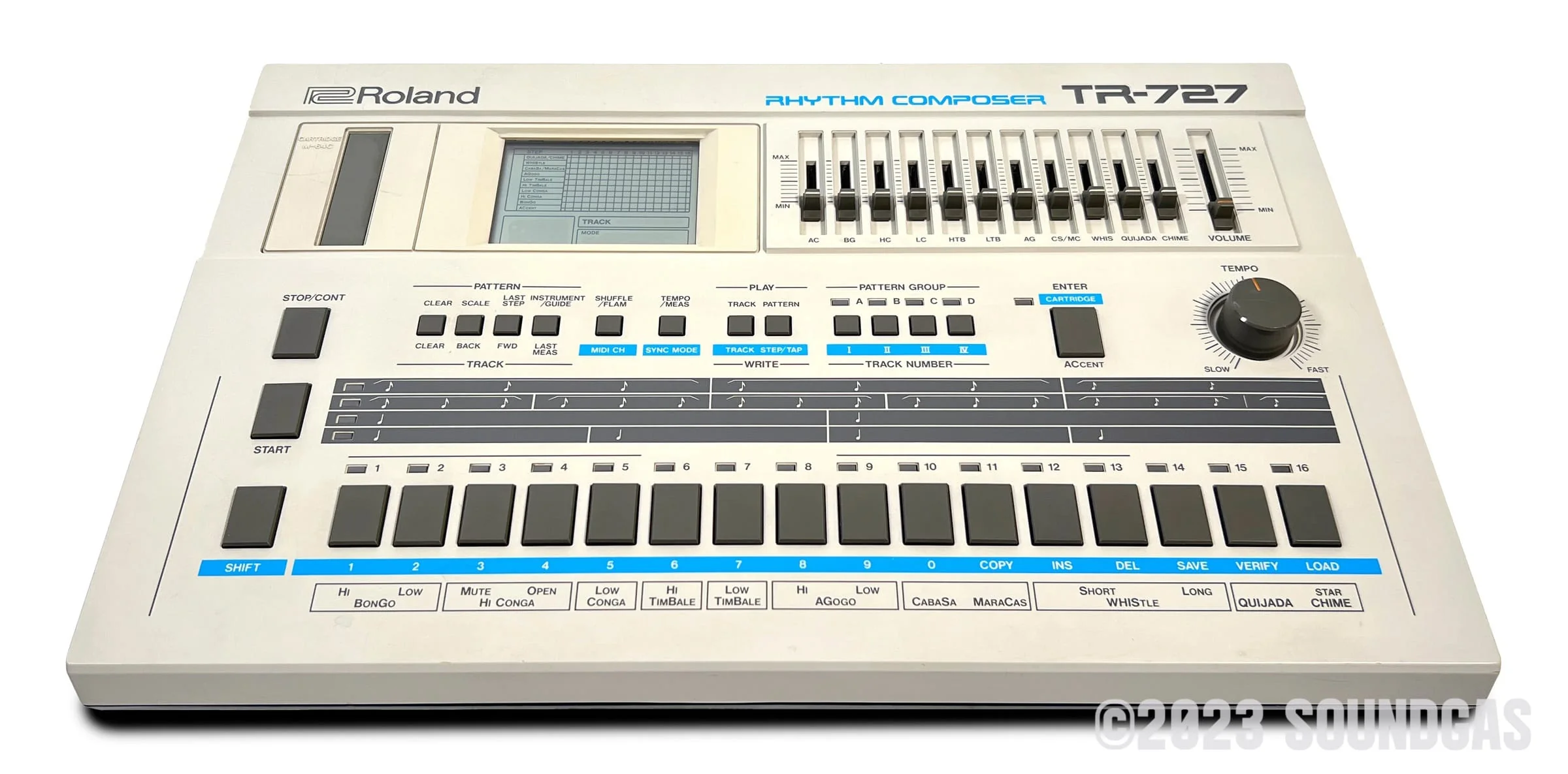 Roland TR-727 Expanded (707 808 909 plus 4 Soundgas Banks) - Image 7