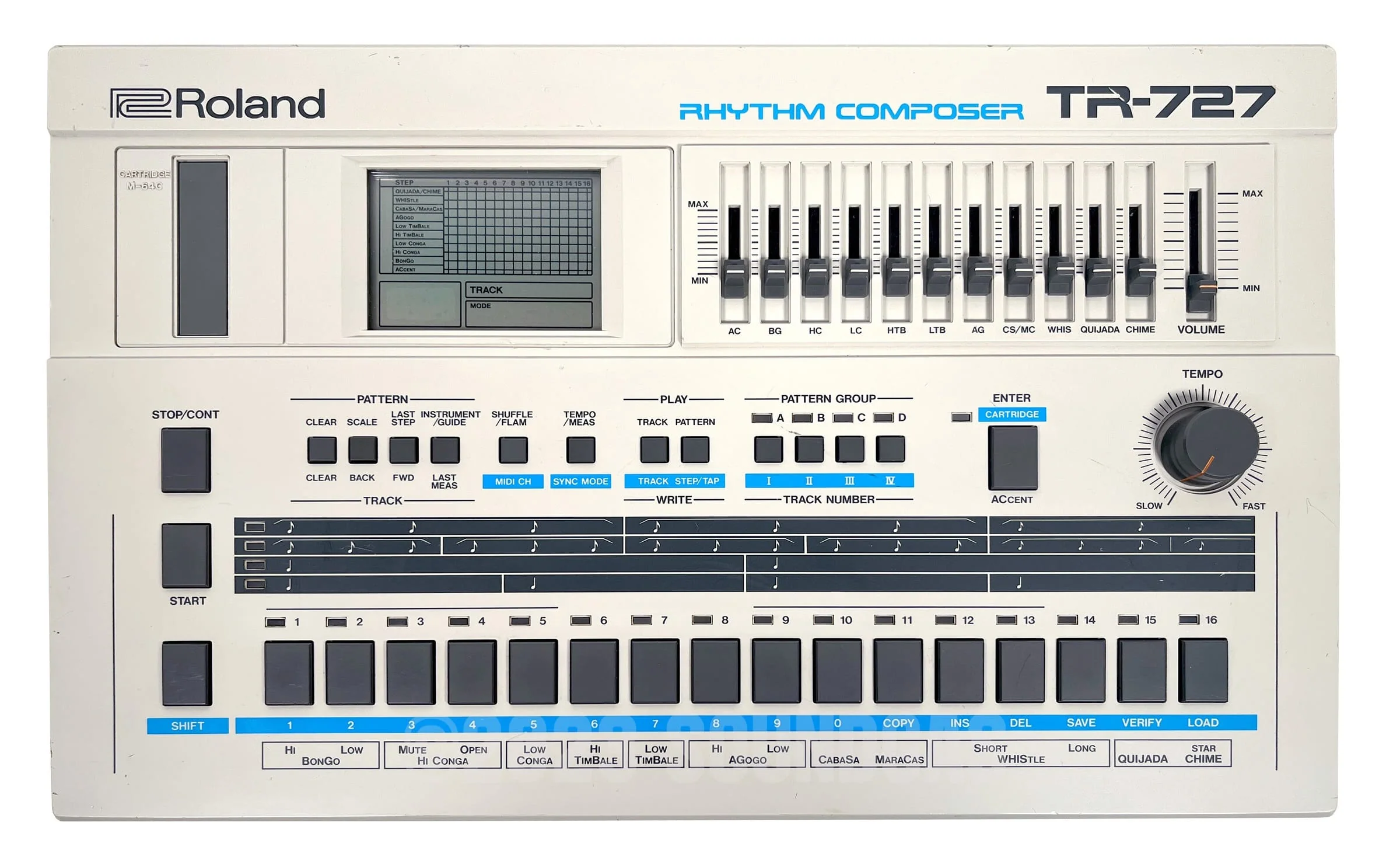 Roland TR-727 Expanded (707 808 909 plus 4 Soundgas Banks) - Image 2
