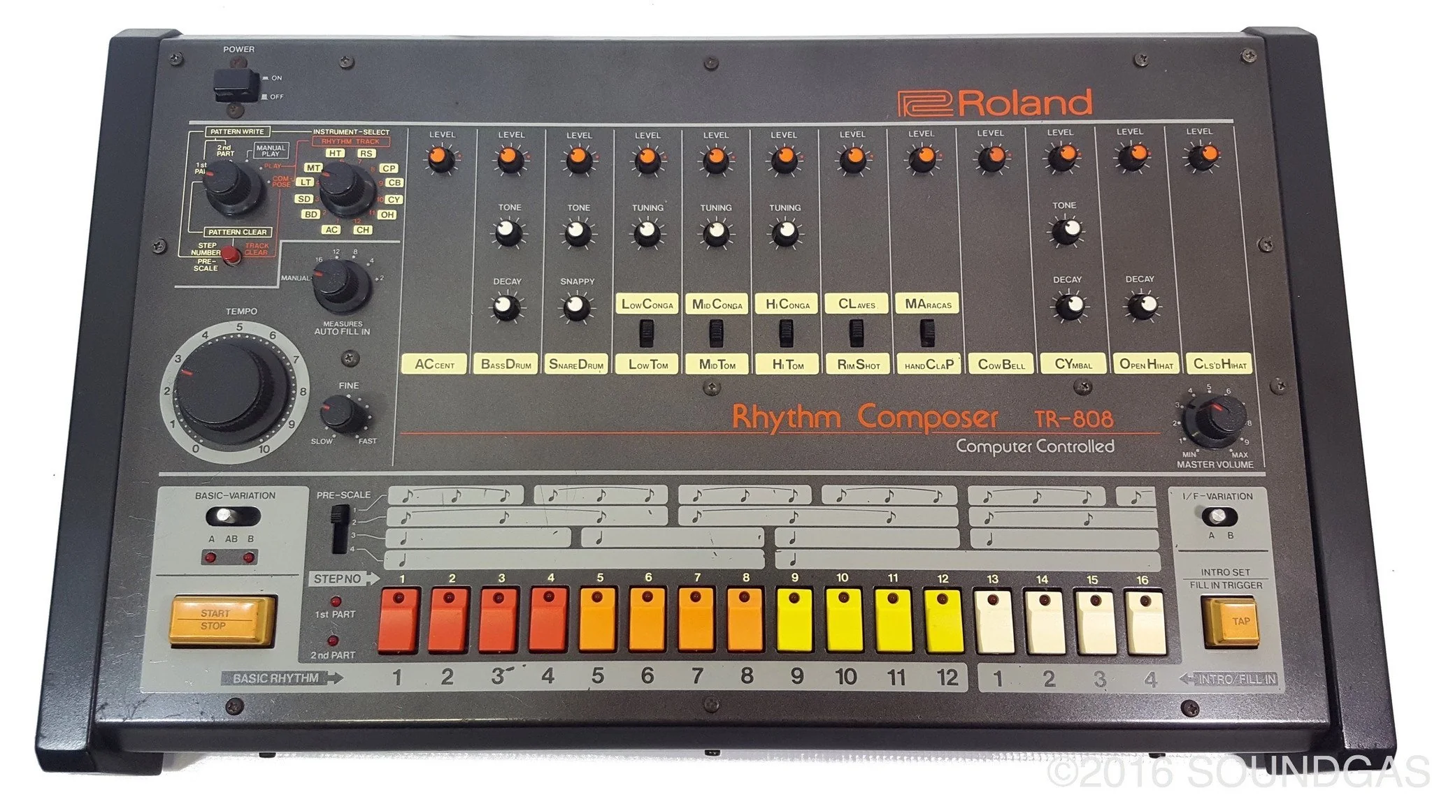 ROLAND TR-808 with MIDI Kit - Image 19