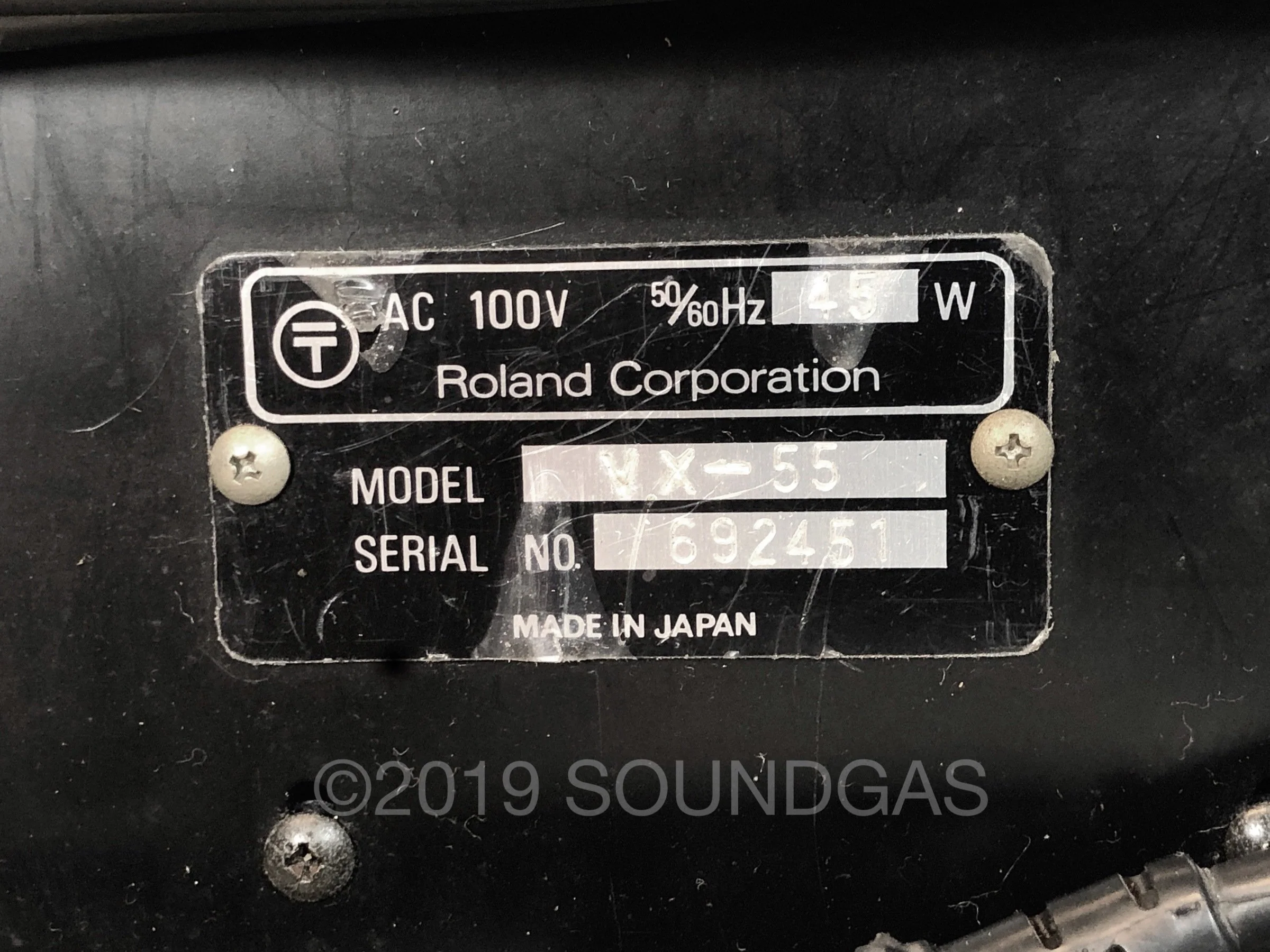 Roland VX-55 Mixer with Spring Reverb - Image 5