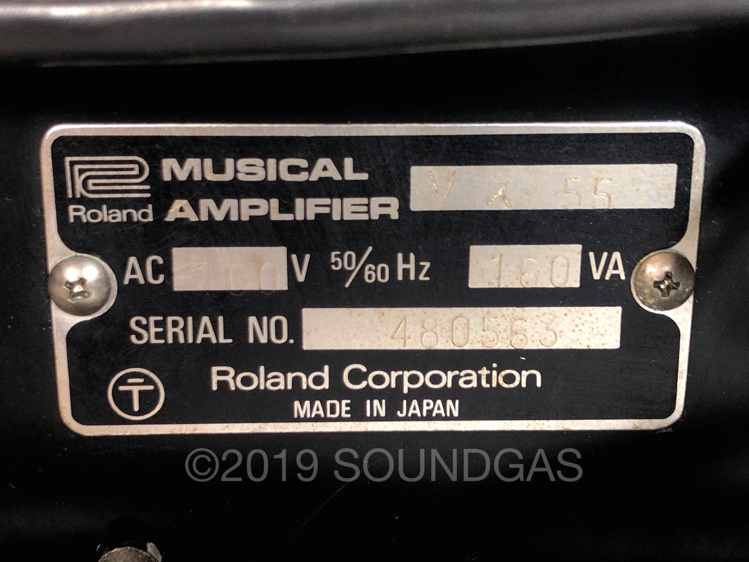 Roland VX-55 Mixer with Spring Reverb - Image 6