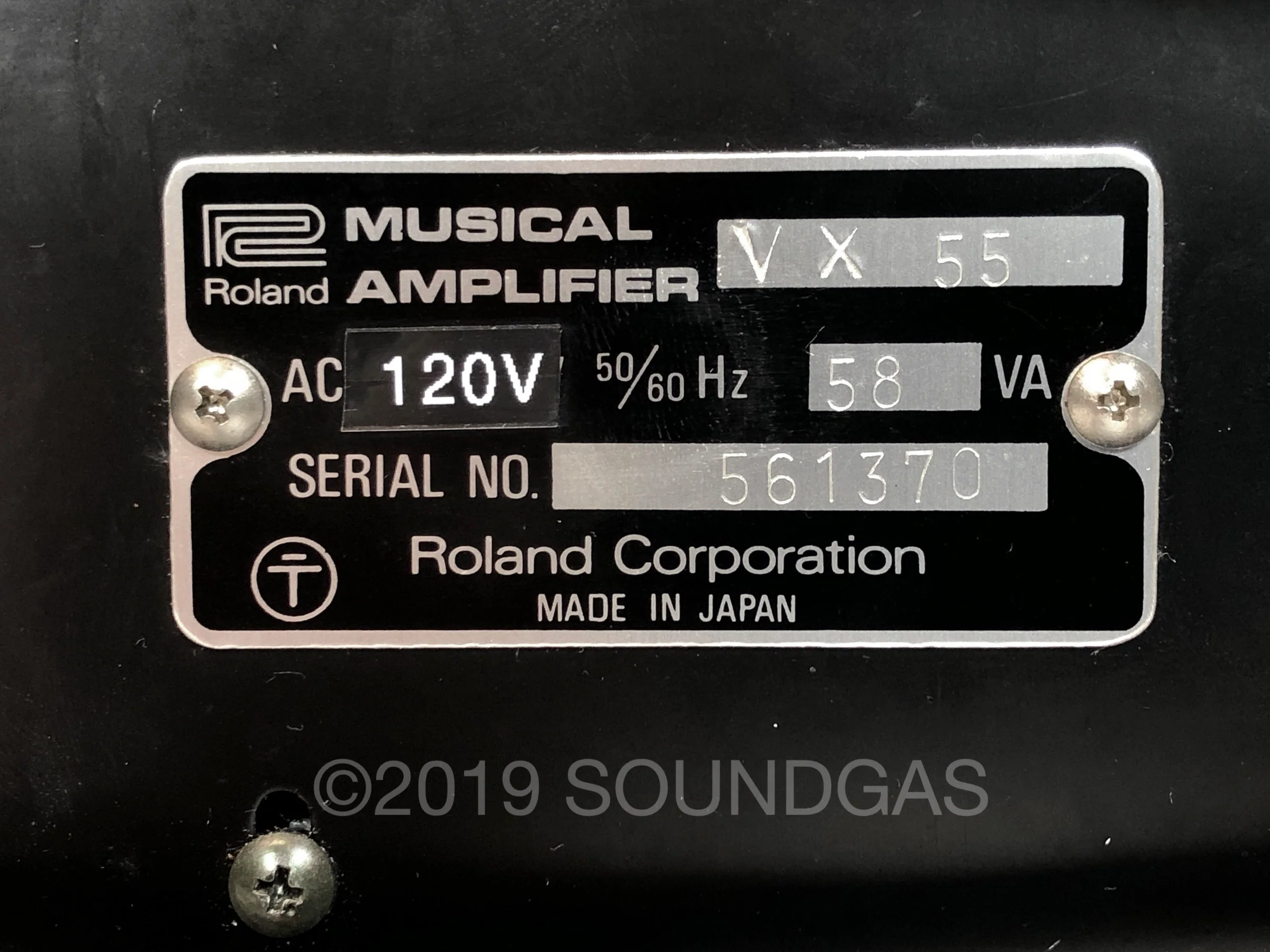 Roland VX-55 Mixer with Spring Reverb - Image 6