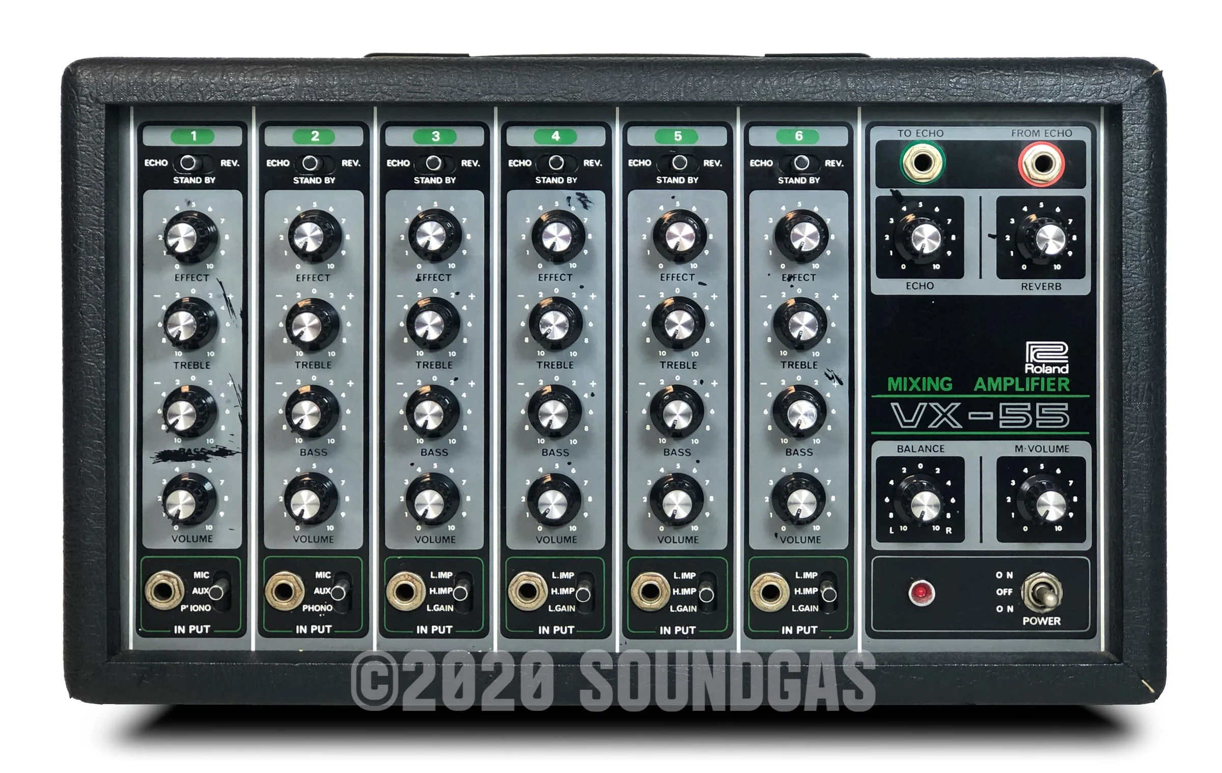 Roland VX-55 Mixer with Spring Reverb - Image 2