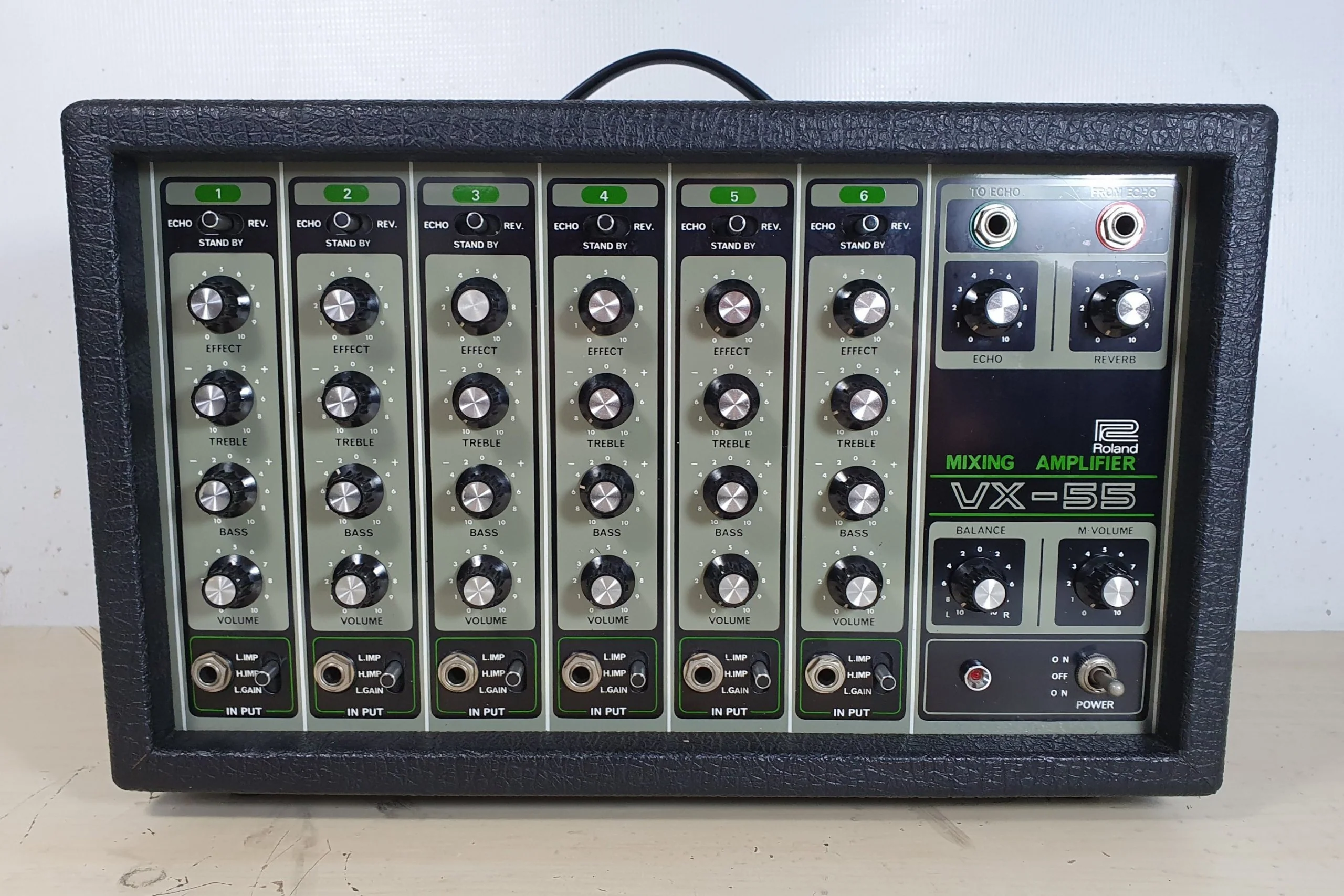 Roland VX-55 Mixer with Spring Reverb - Image 3