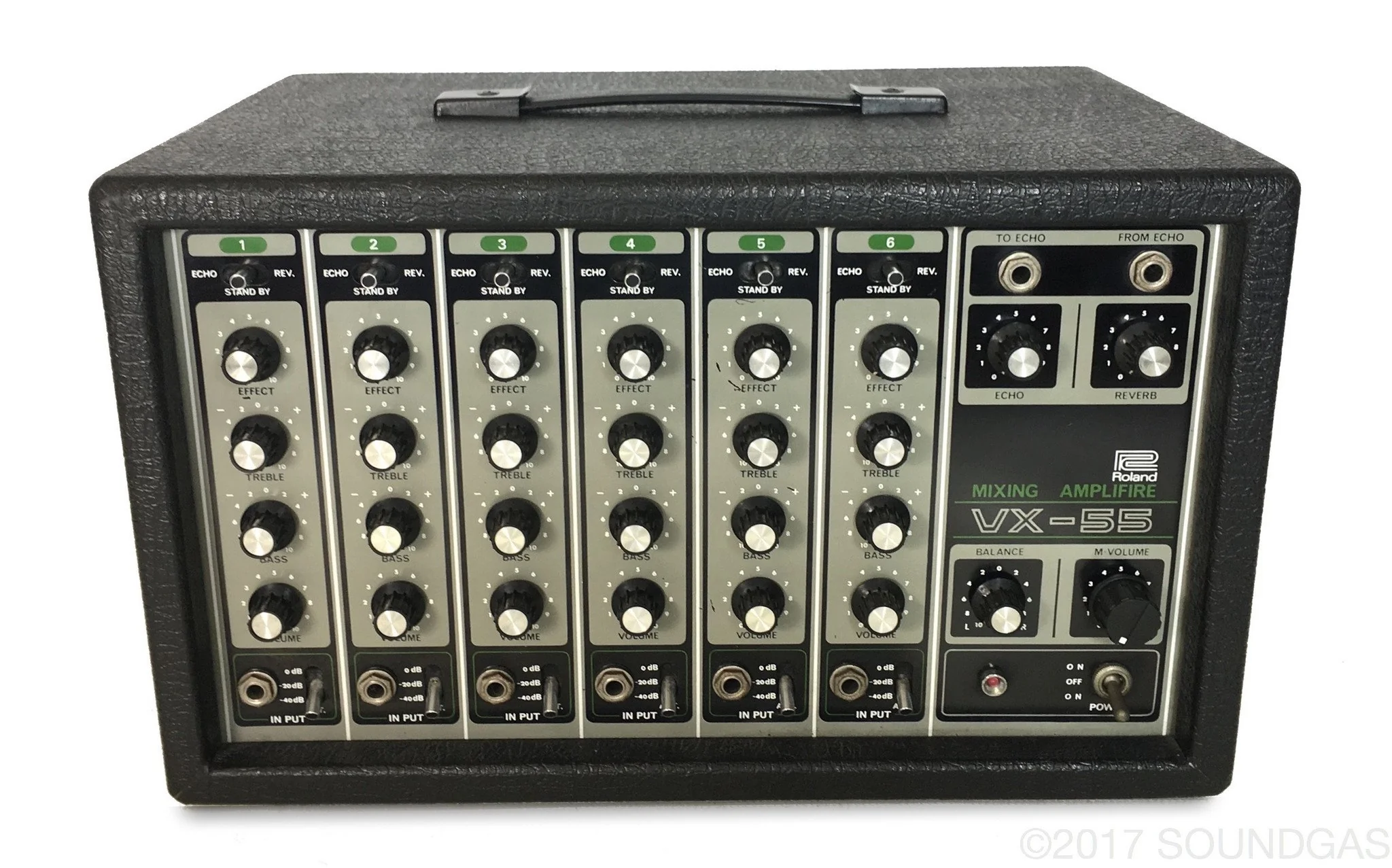 Roland VX-55 Mixer with Spring Reverb - Image 6