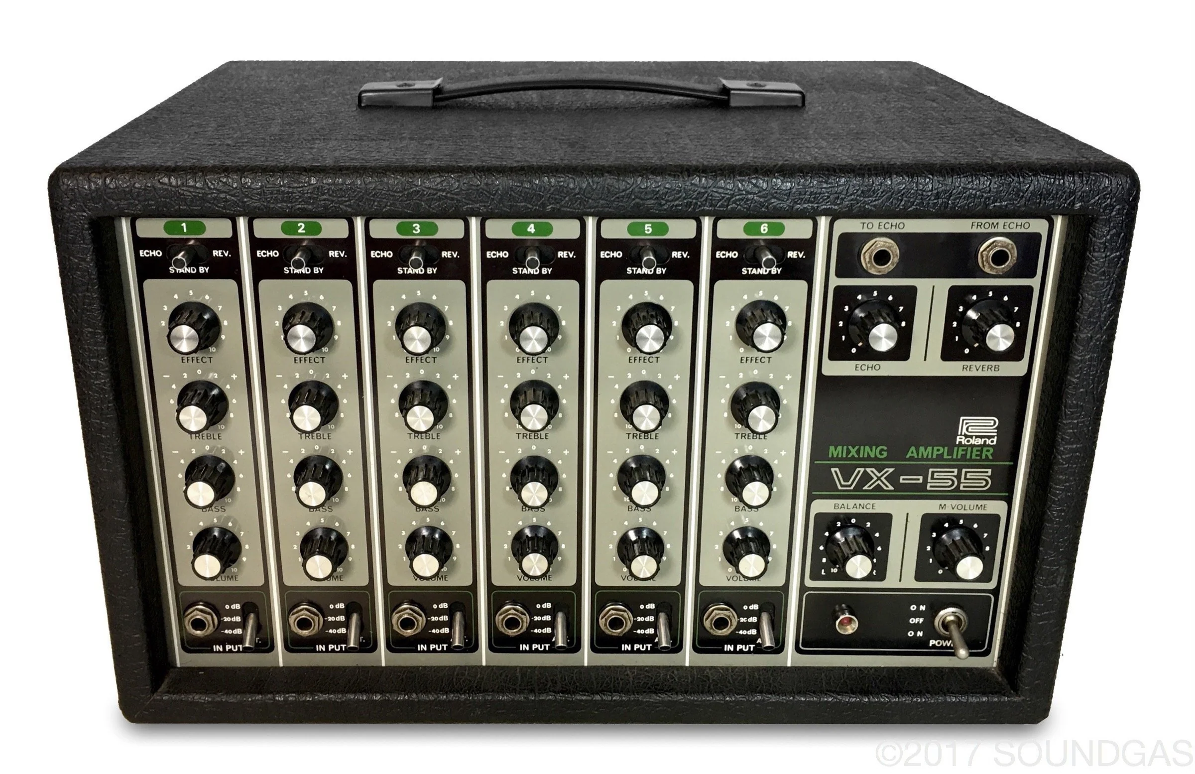 Roland VX-55 Mixer with Spring Reverb - Image 5
