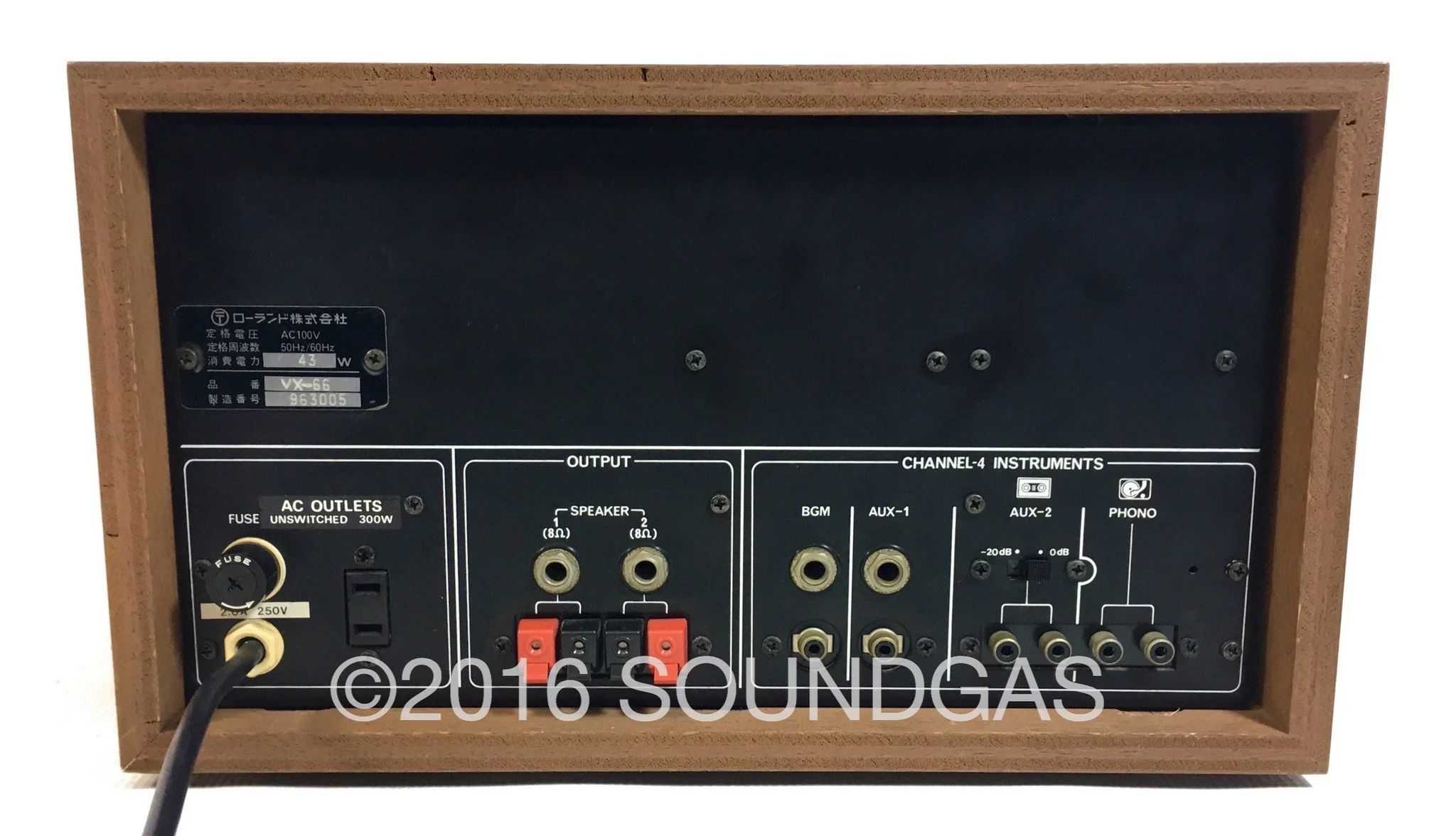 Roland VX-66 Mixer with BBD Echo - Image 3