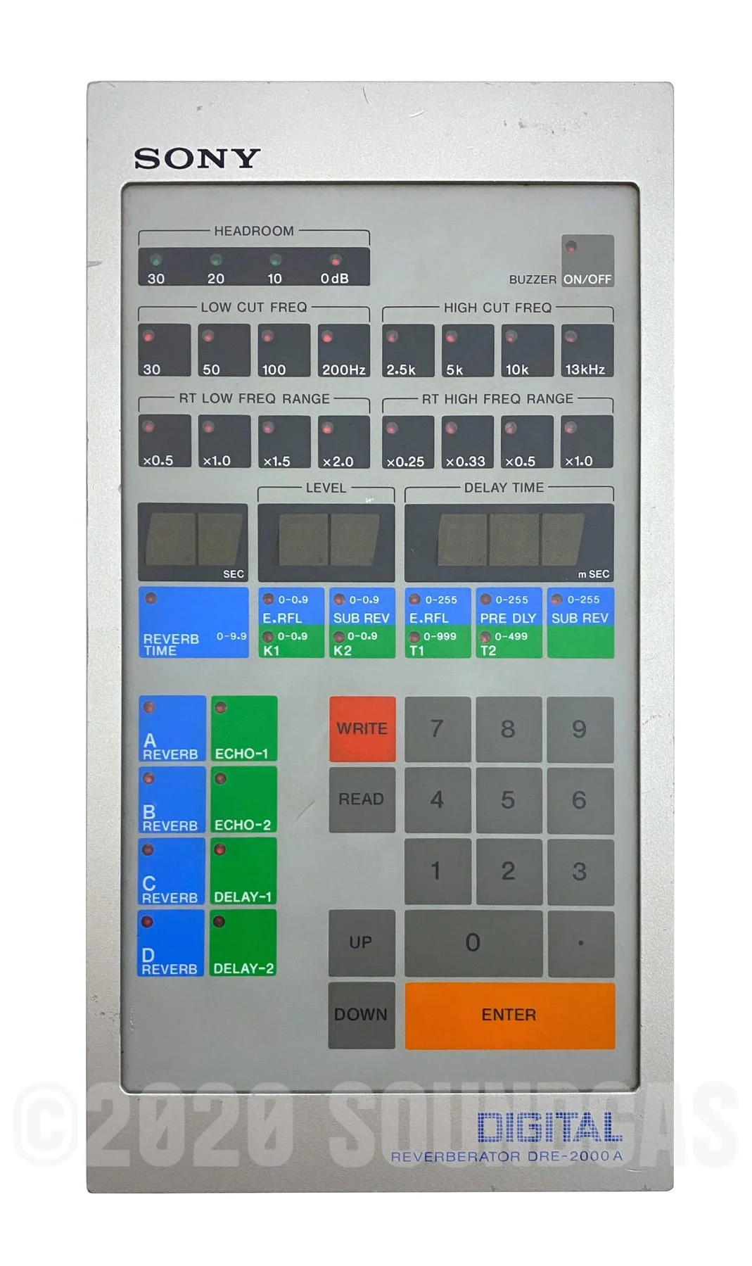 Sony DRE-2000 A Digital Reverberator - Image 12