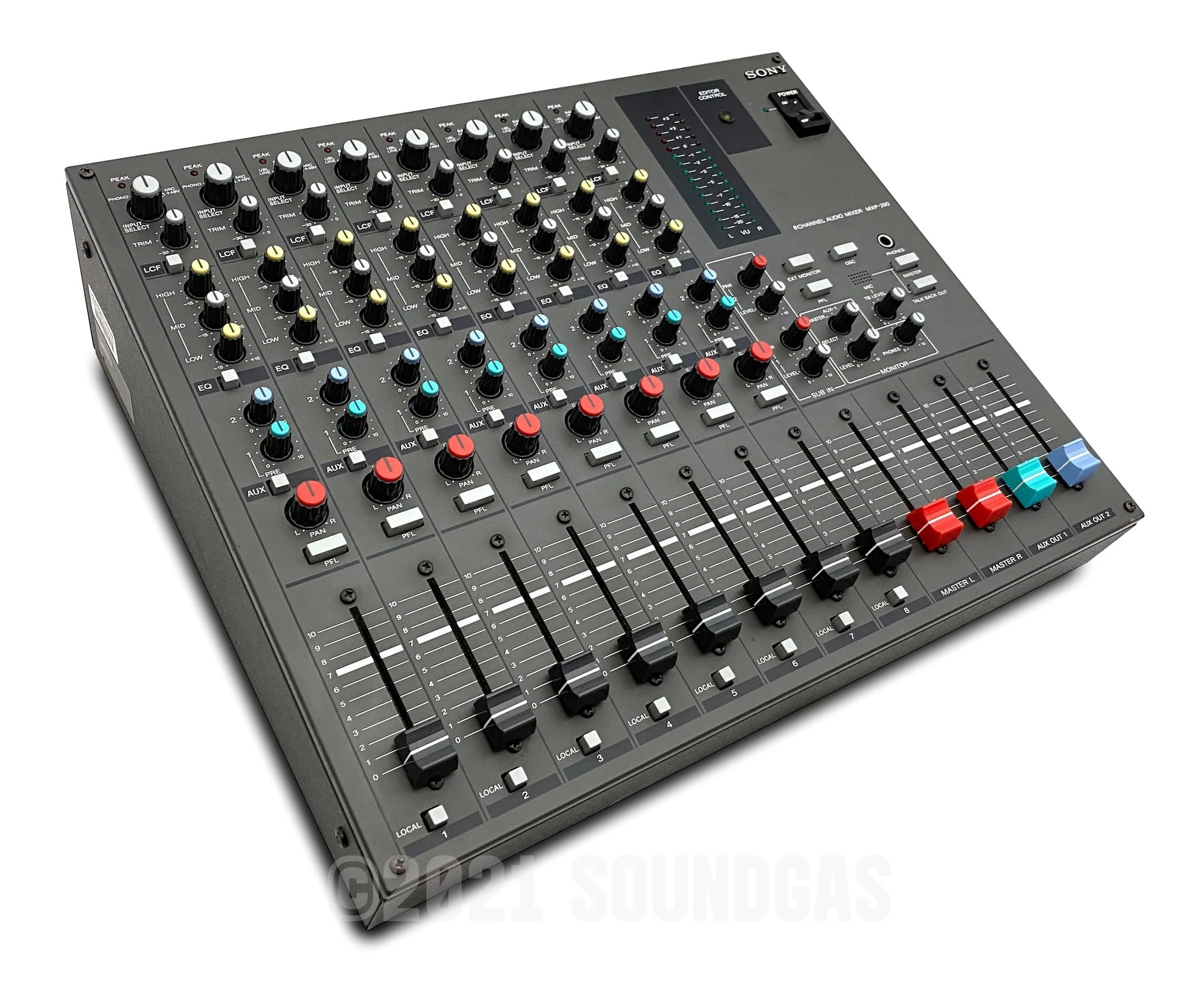 Sony MXP-290 8-Channel Broadcast Mixer - Image 4
