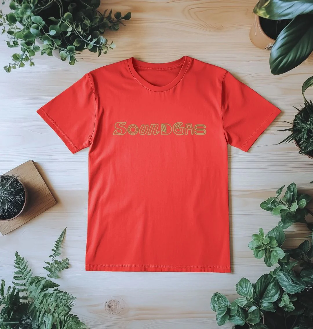 Soundgas Gold Logo T Shirt - Image 3