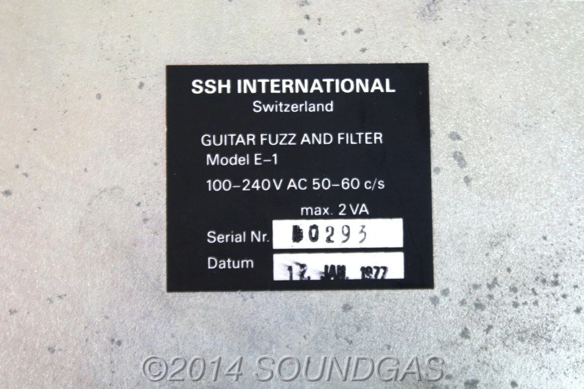 SSH GUITAR FUZZ AND FILTER E-1 - Image 6