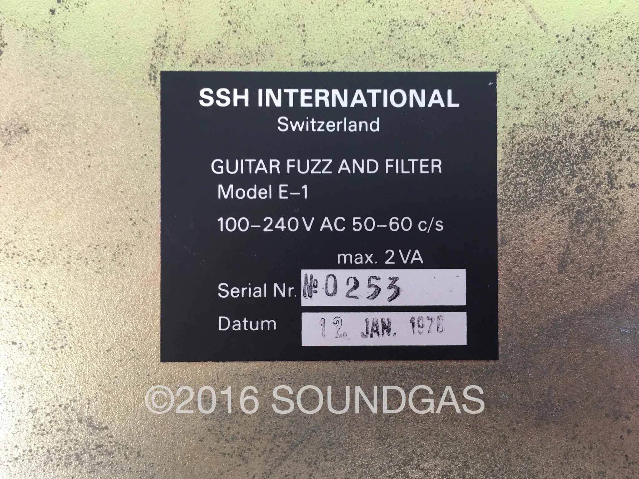 SSH International Guitar Fuzz and Filter E-1 - Image 7