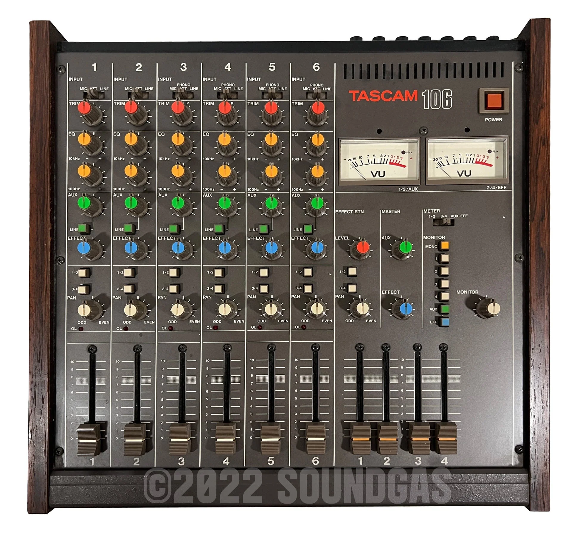 Tascam M-106 Mixer - Image 2